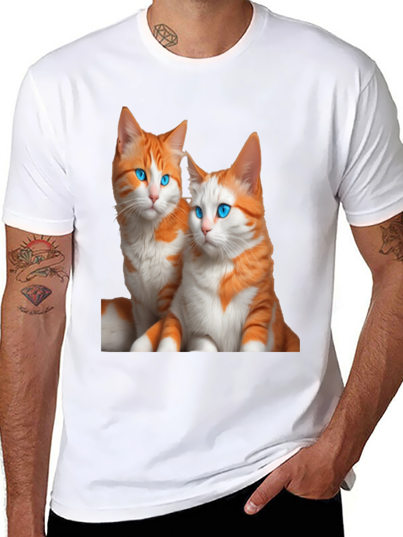 Cats Graphic T-Shirt