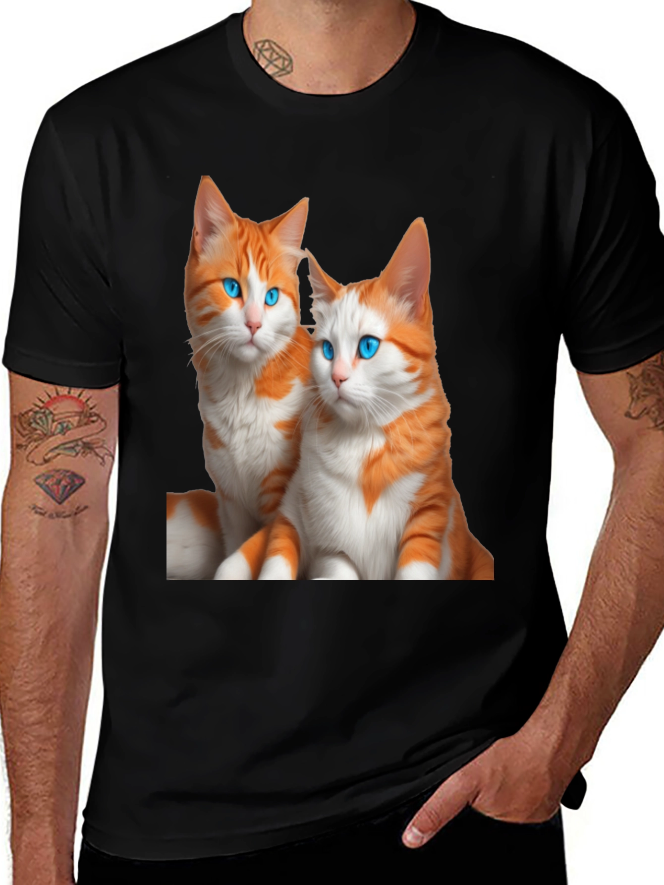 Cats Graphic T-Shirt