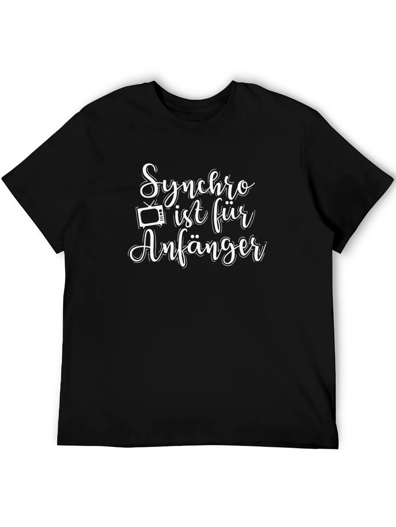Synchro ist für Anfänger Black T-Shirt