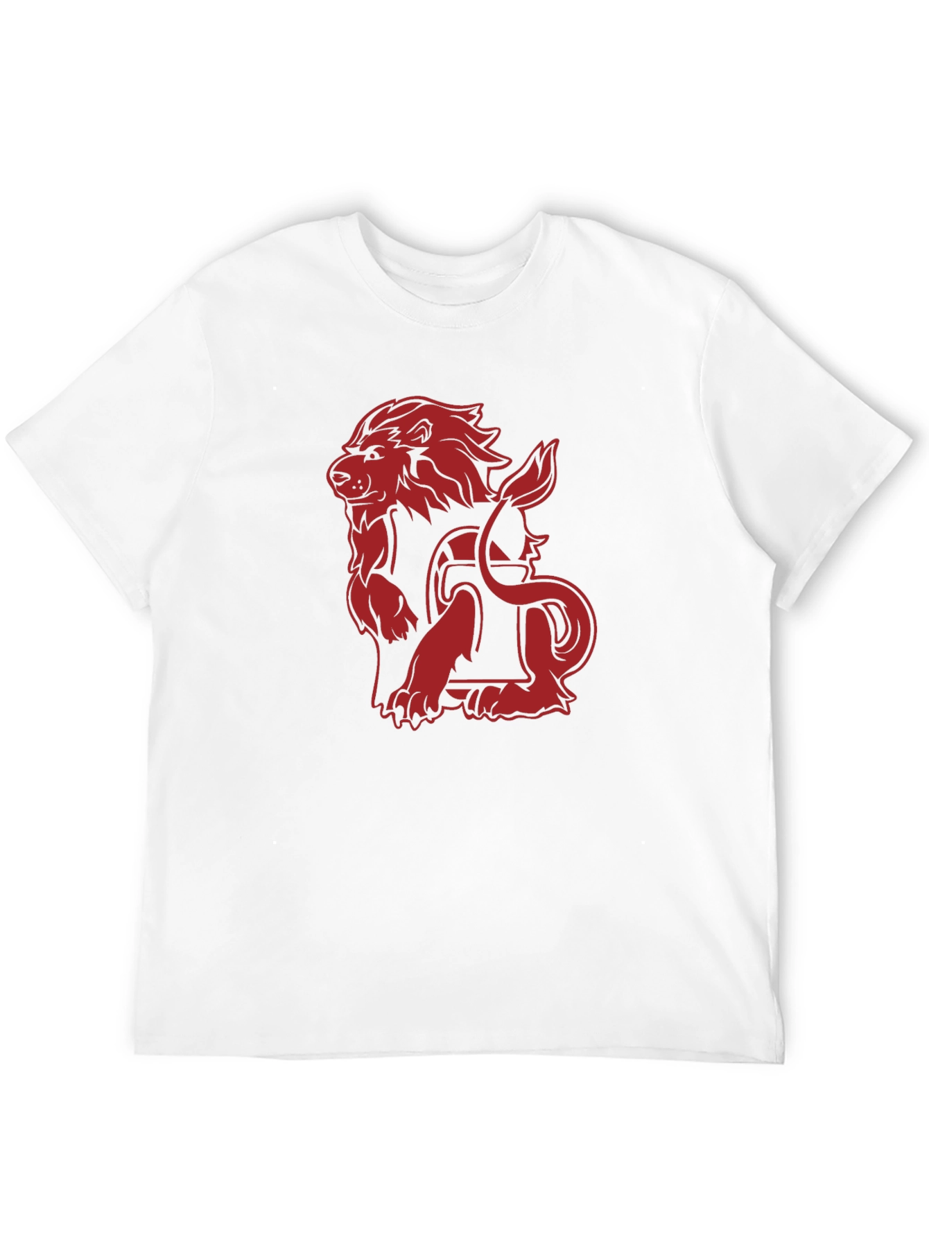 Red Lion Graphic Black Tee