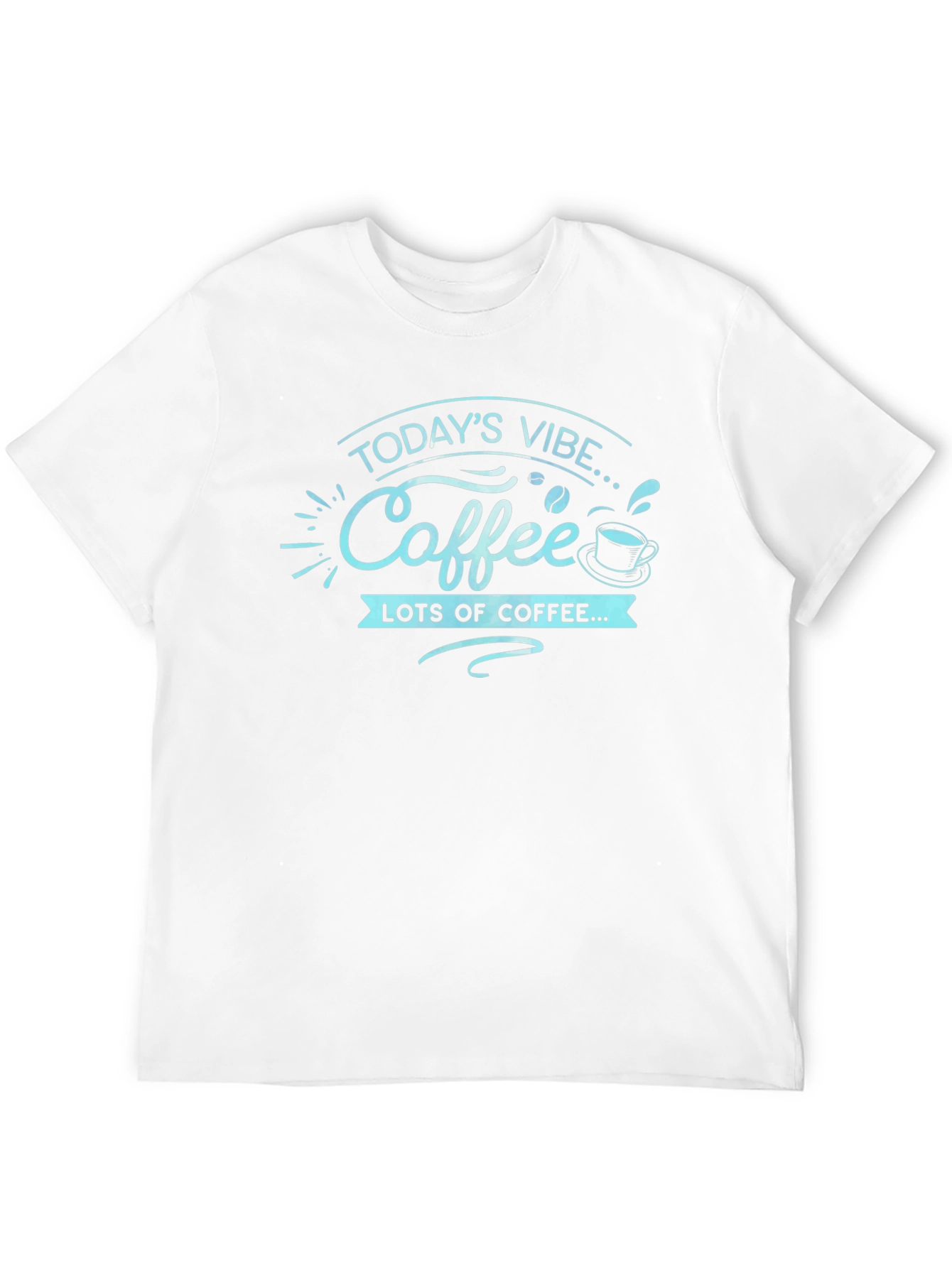 Coffee Vibe T-Shirt - Black Graphic Tee