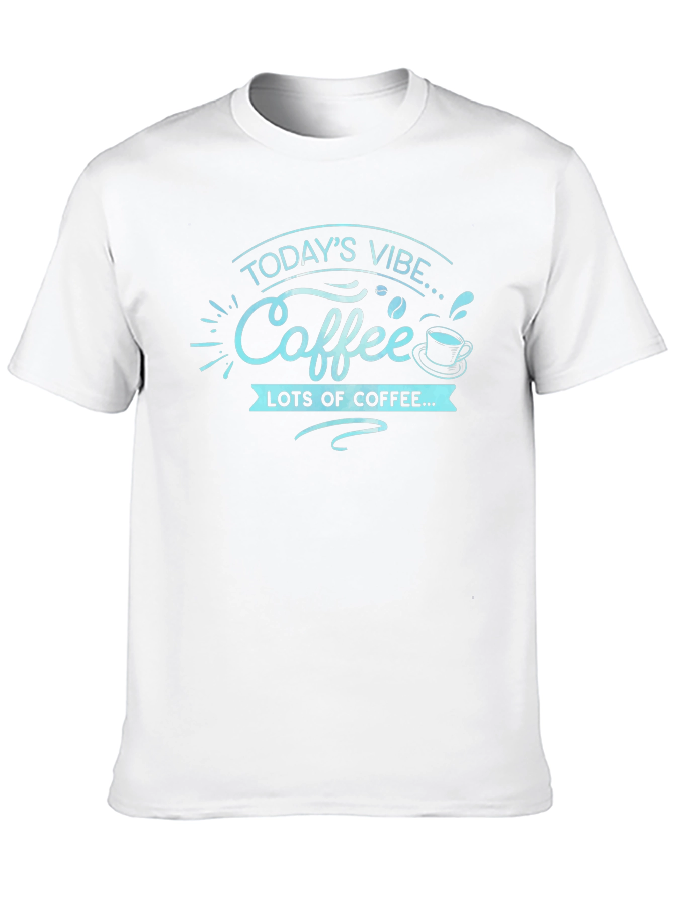 Coffee Vibe T-Shirt - Black Graphic Tee
