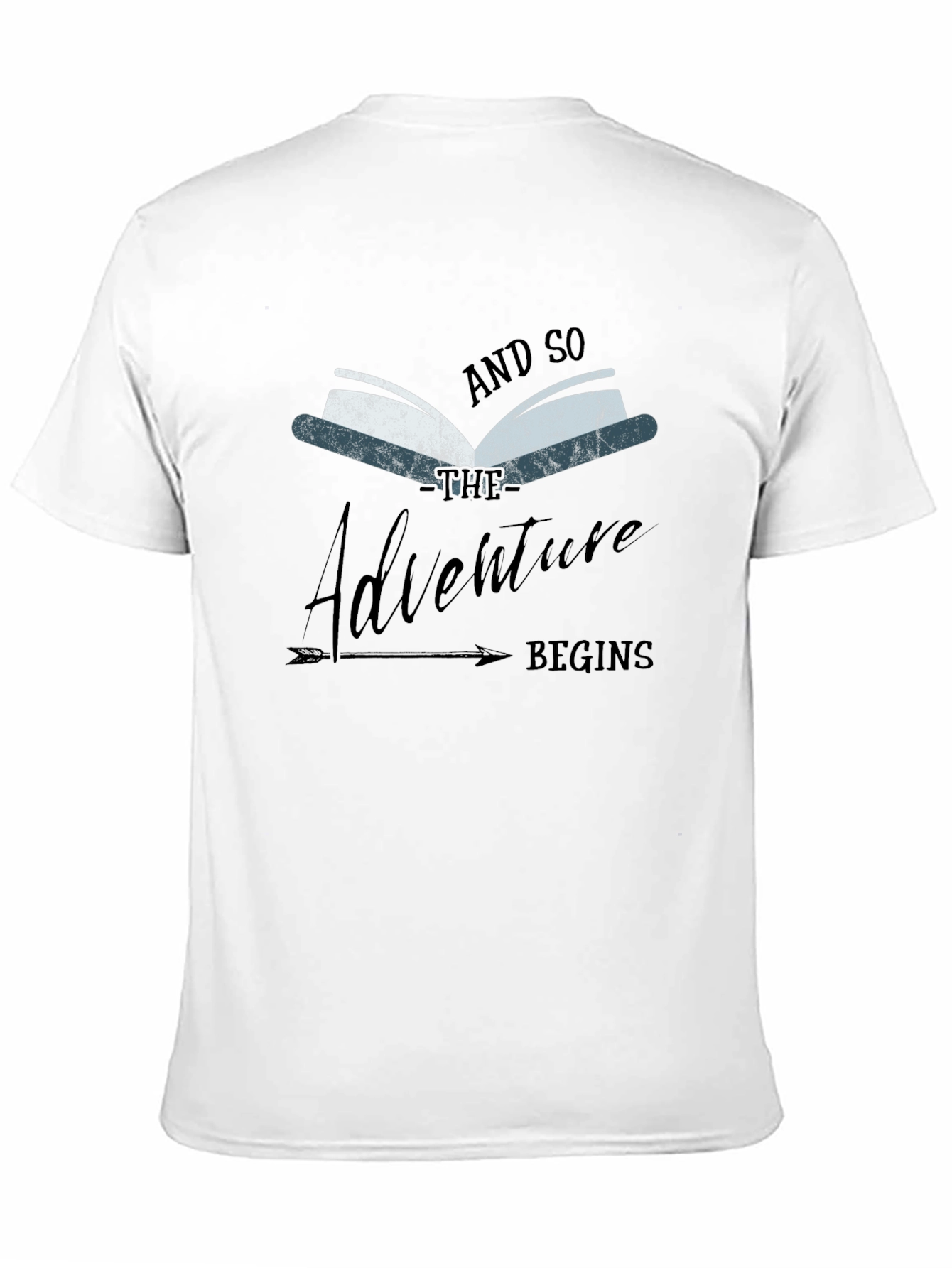 Adventure Begins Book Graphic Tee