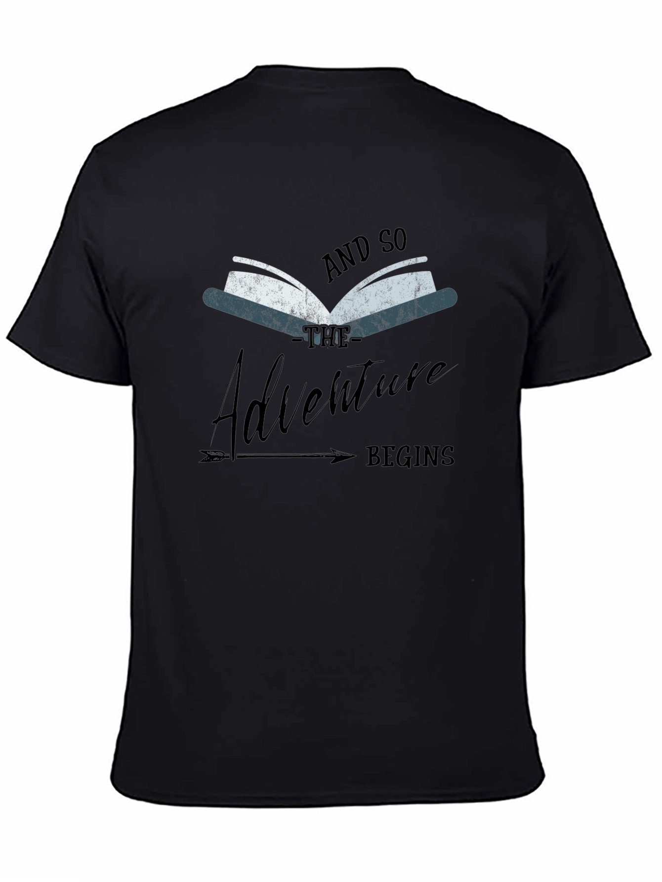 Adventure Begins Book Graphic Tee