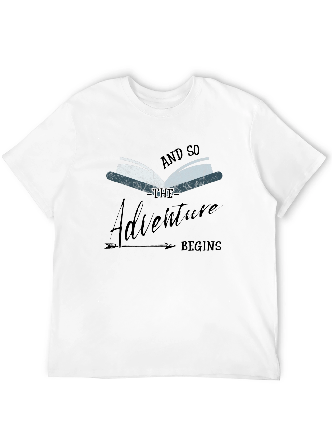 Adventure Begins Book Graphic Tee