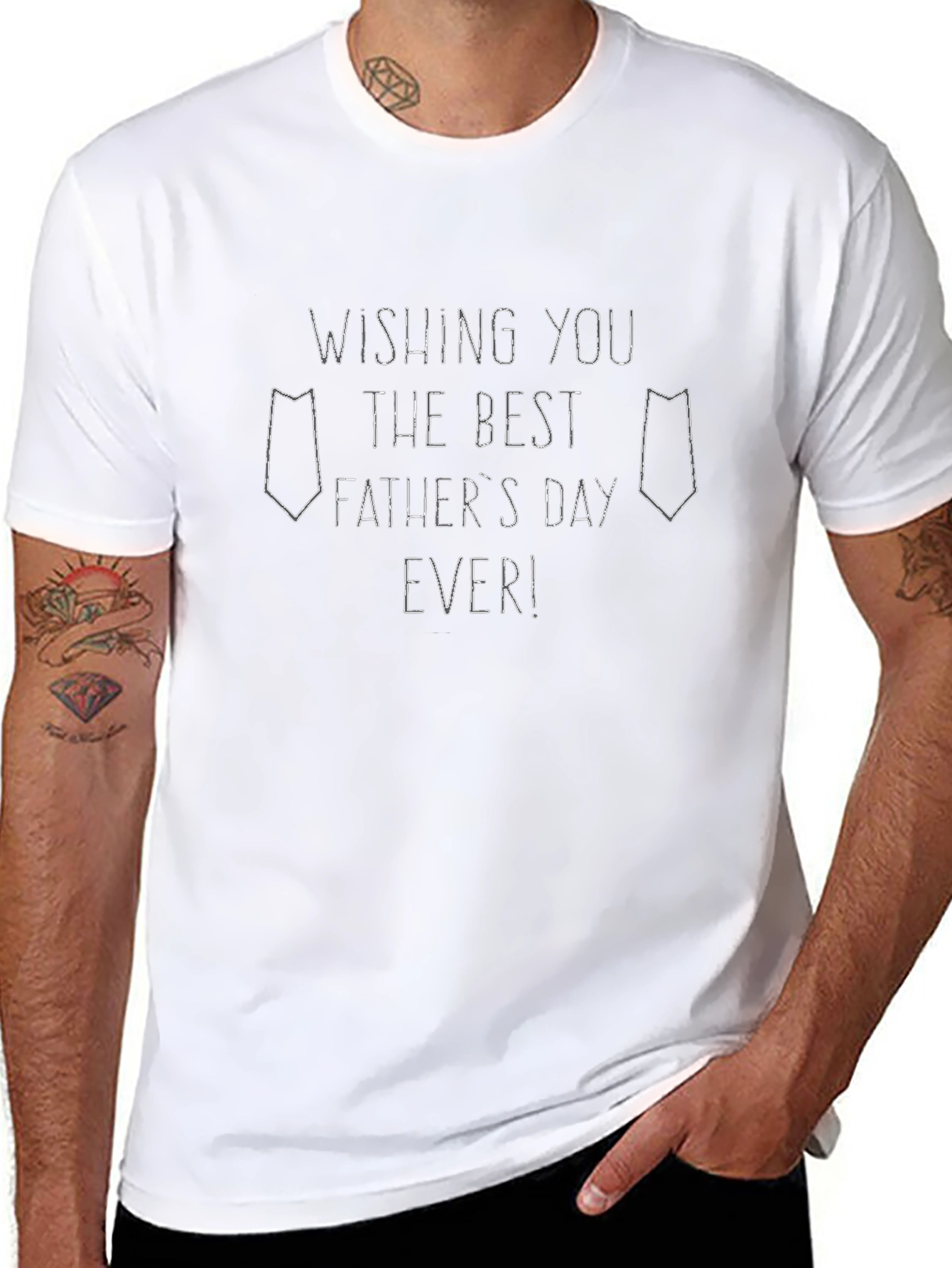 Best Fathers Day Ever T-Shirt - Stylish Celebration Tee