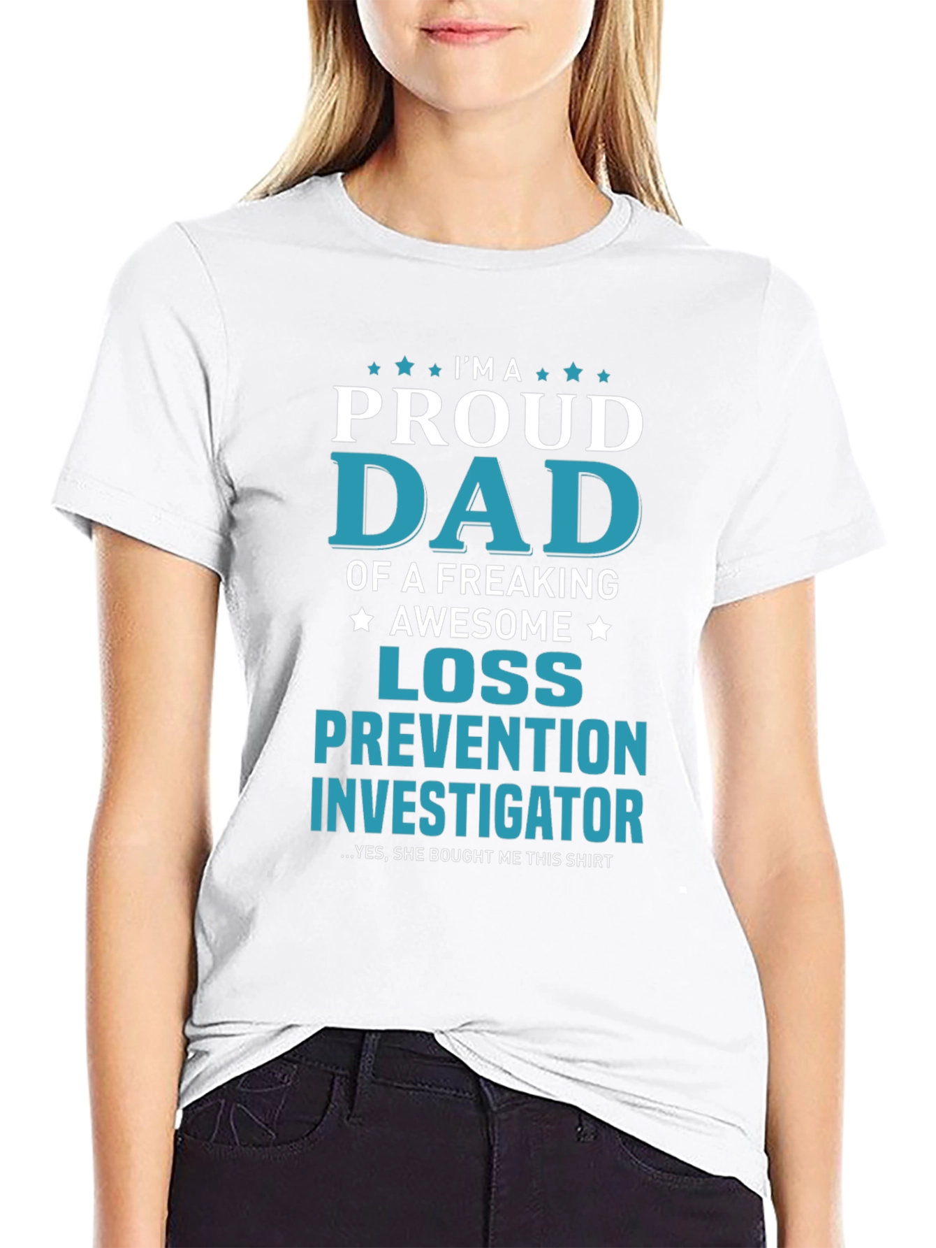 Proud Dad Loss Prevention Investigator Graphic Tee