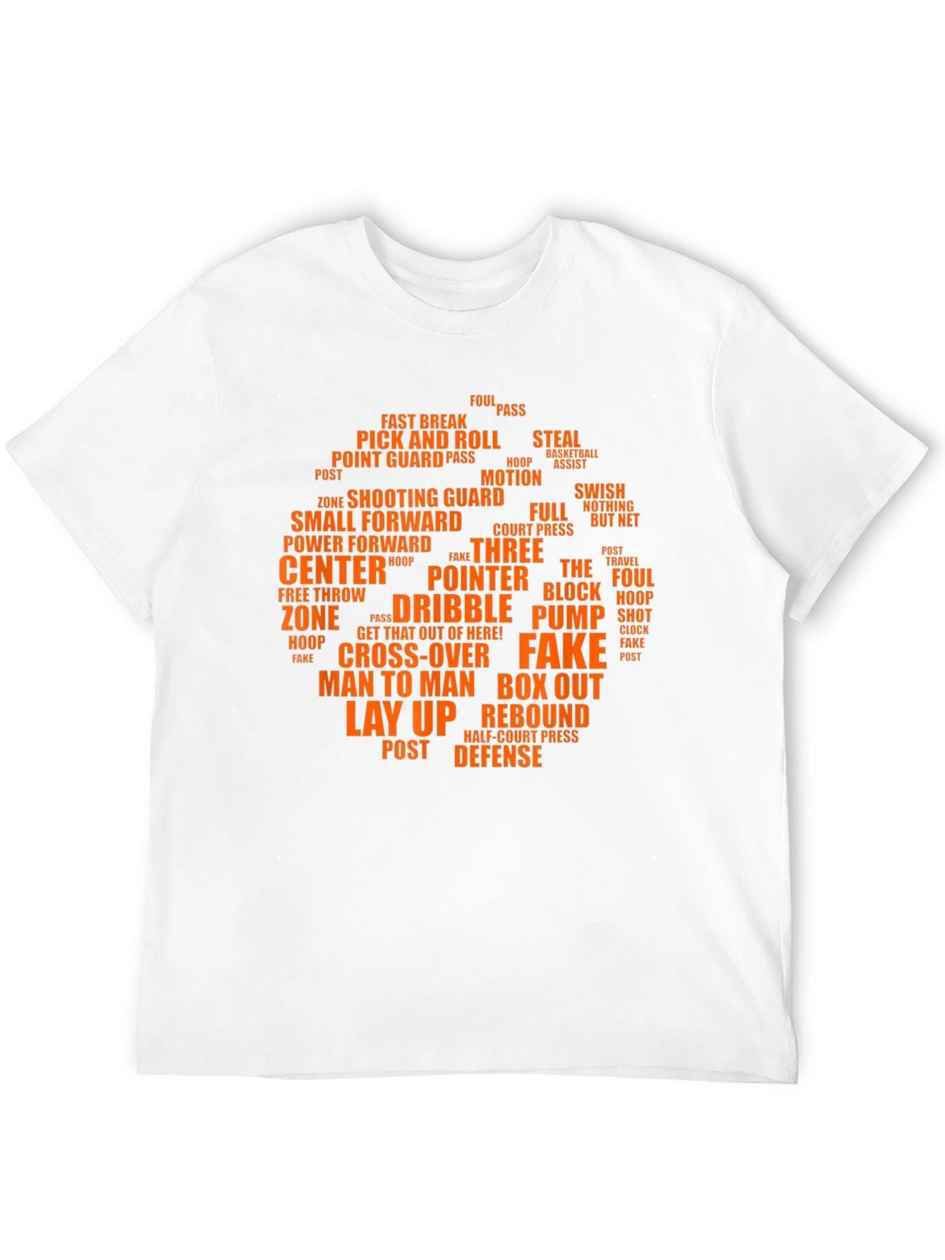 Basketball Terms Graphic T-Shirt