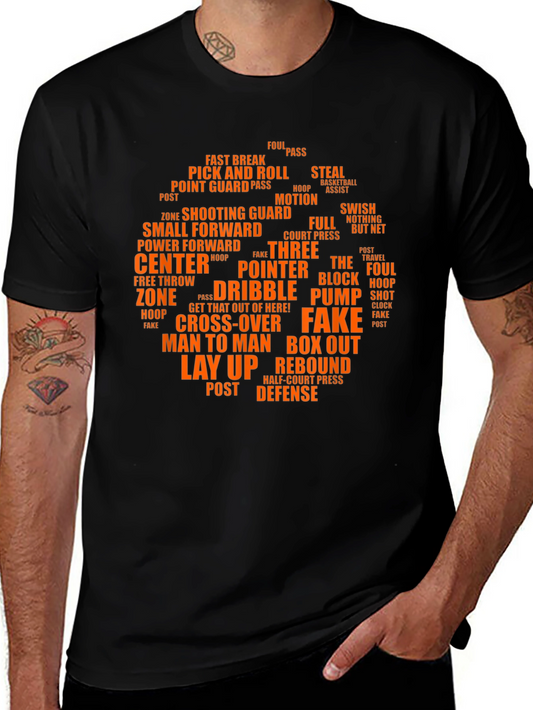 Basketball Terms Graphic T-Shirt