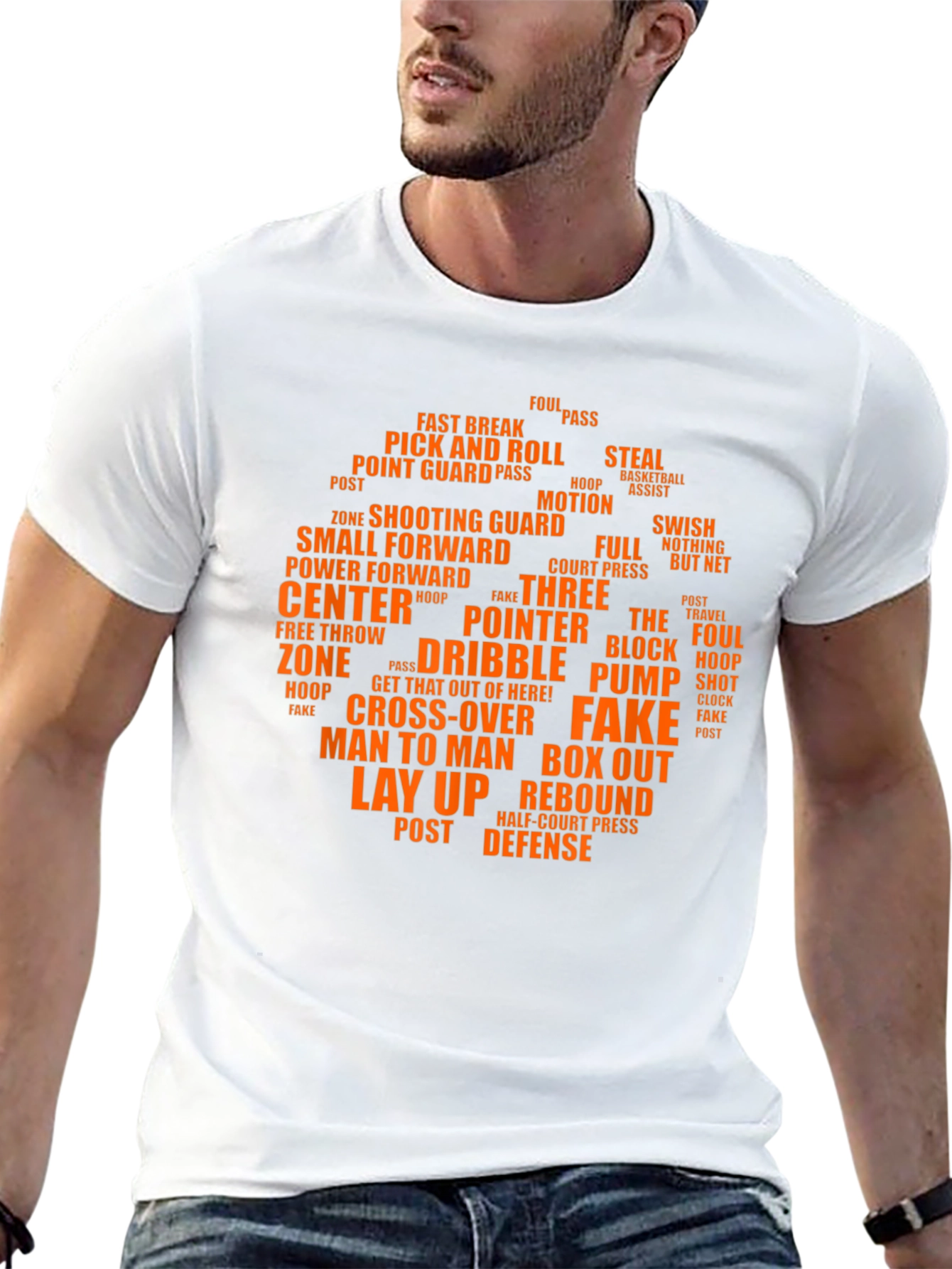 Basketball Terms Graphic T-Shirt