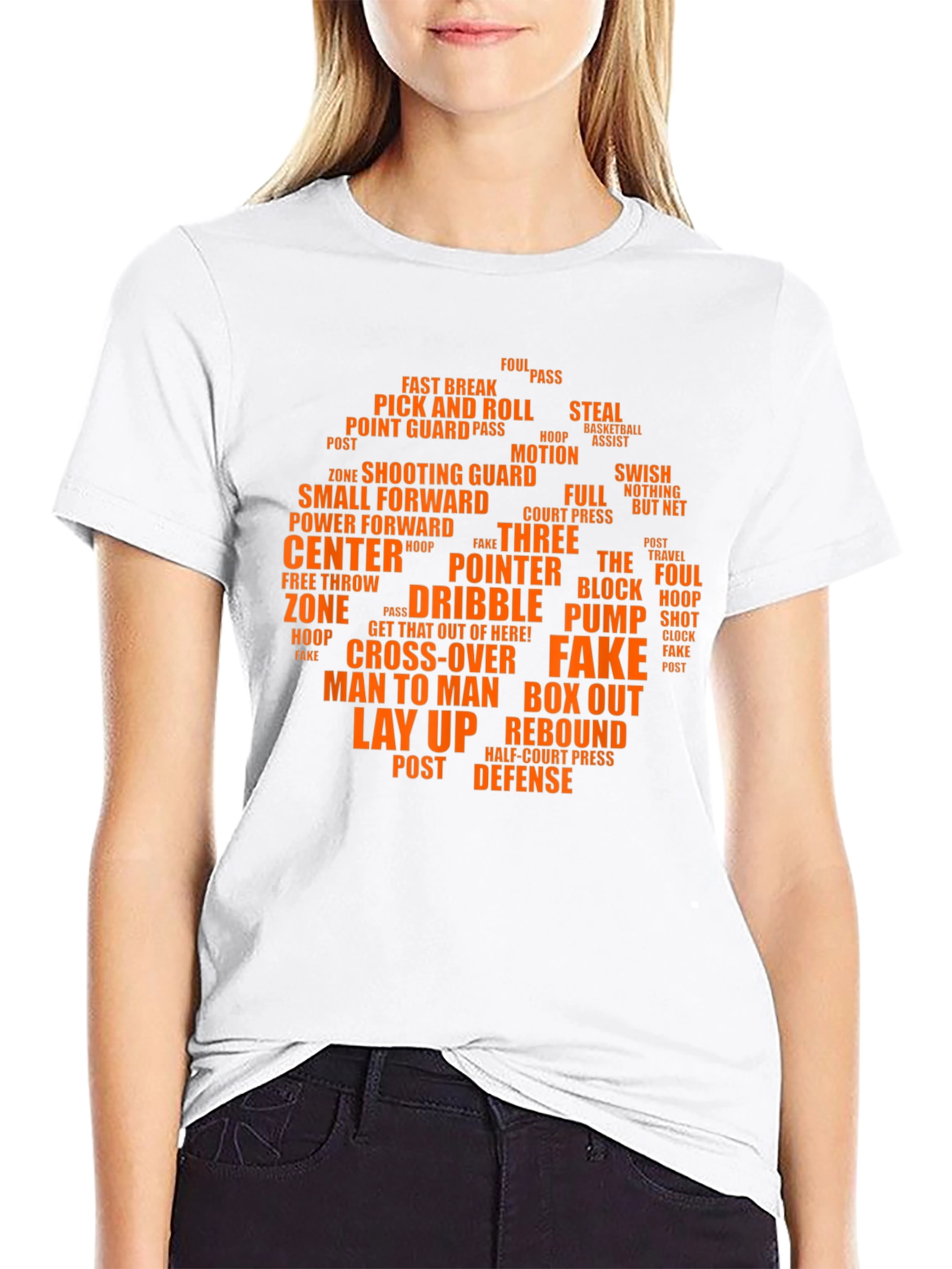 Basketball Terms Graphic T-Shirt