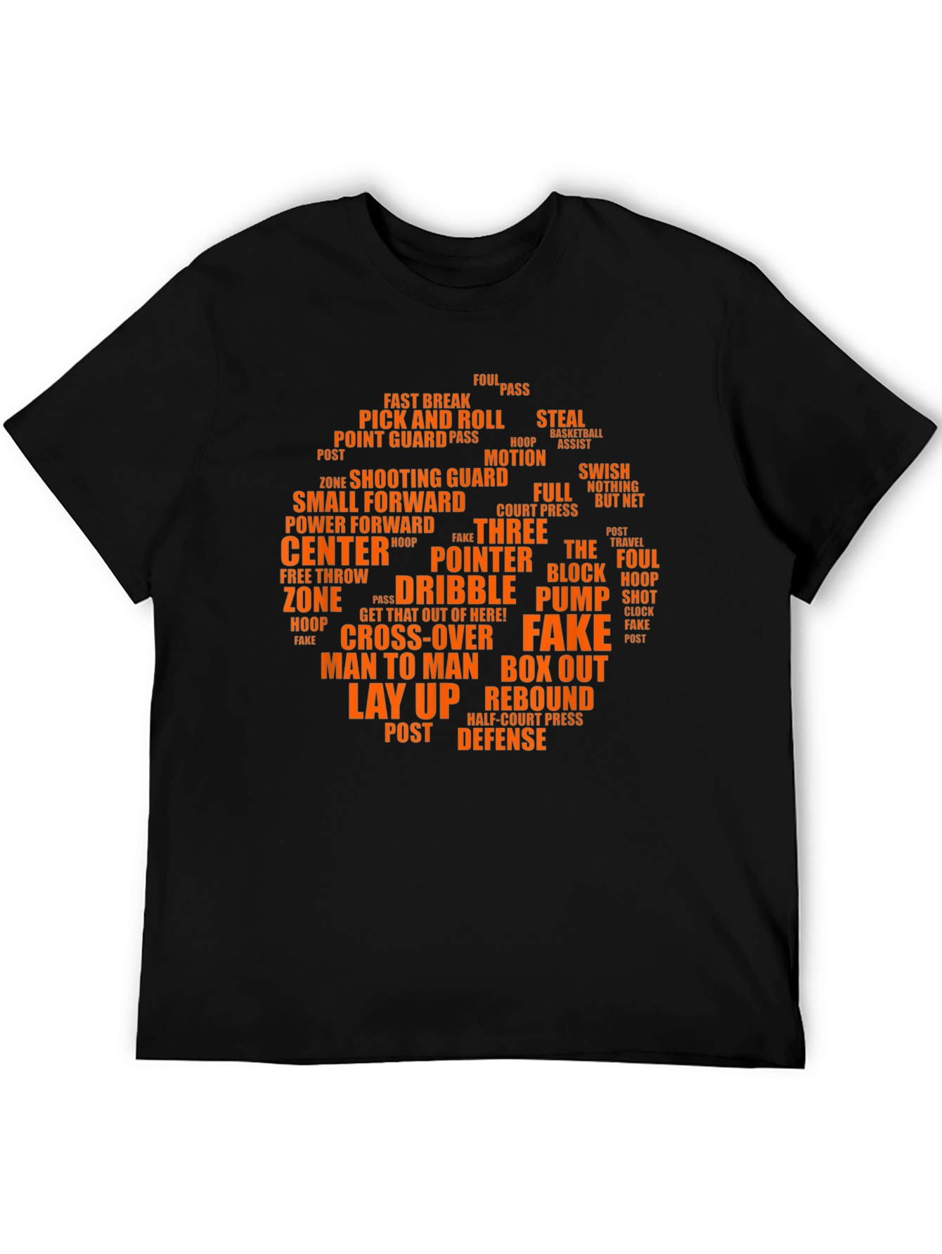 Basketball Terms Graphic T-Shirt