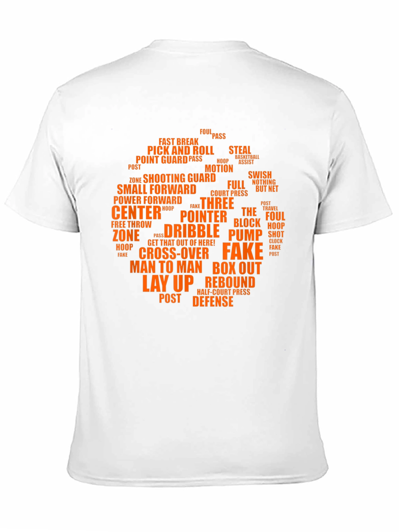 Basketball Terms Graphic T-Shirt