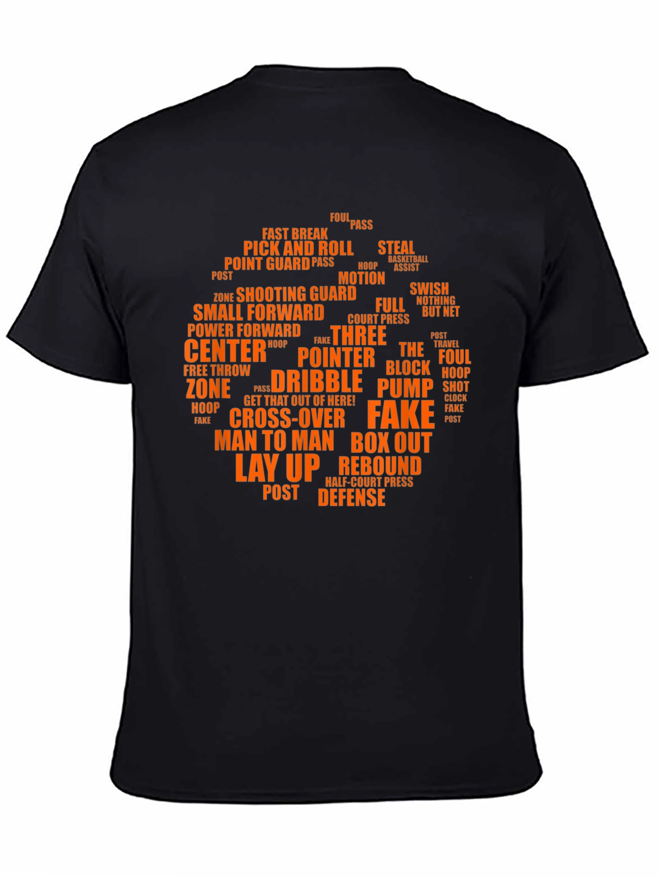 Basketball Terms Graphic T-Shirt