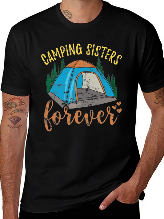 Camping Sisters Forever Graphic Tee