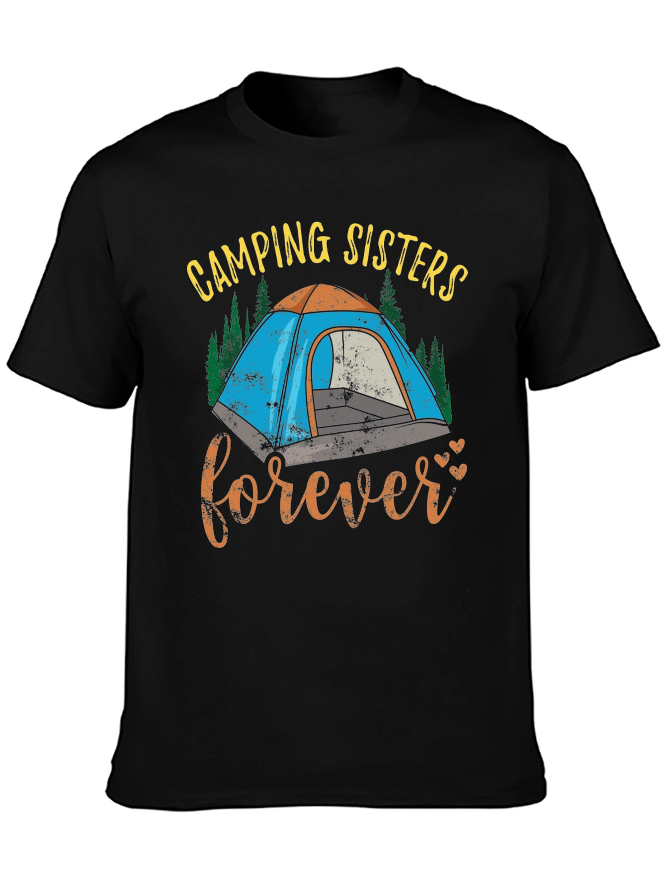 Camping Sisters Forever Graphic Tee