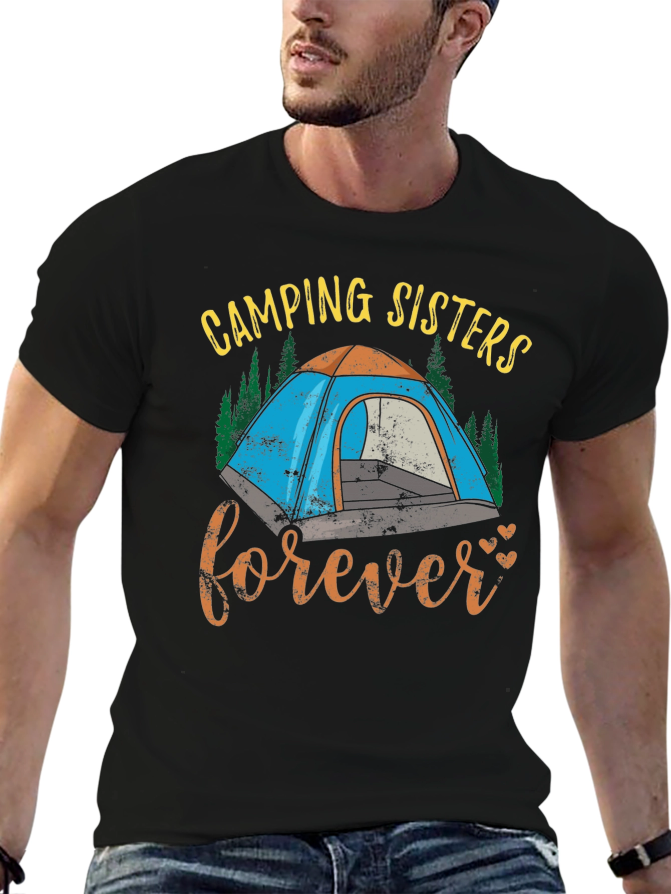 Camping Sisters Forever Graphic Tee