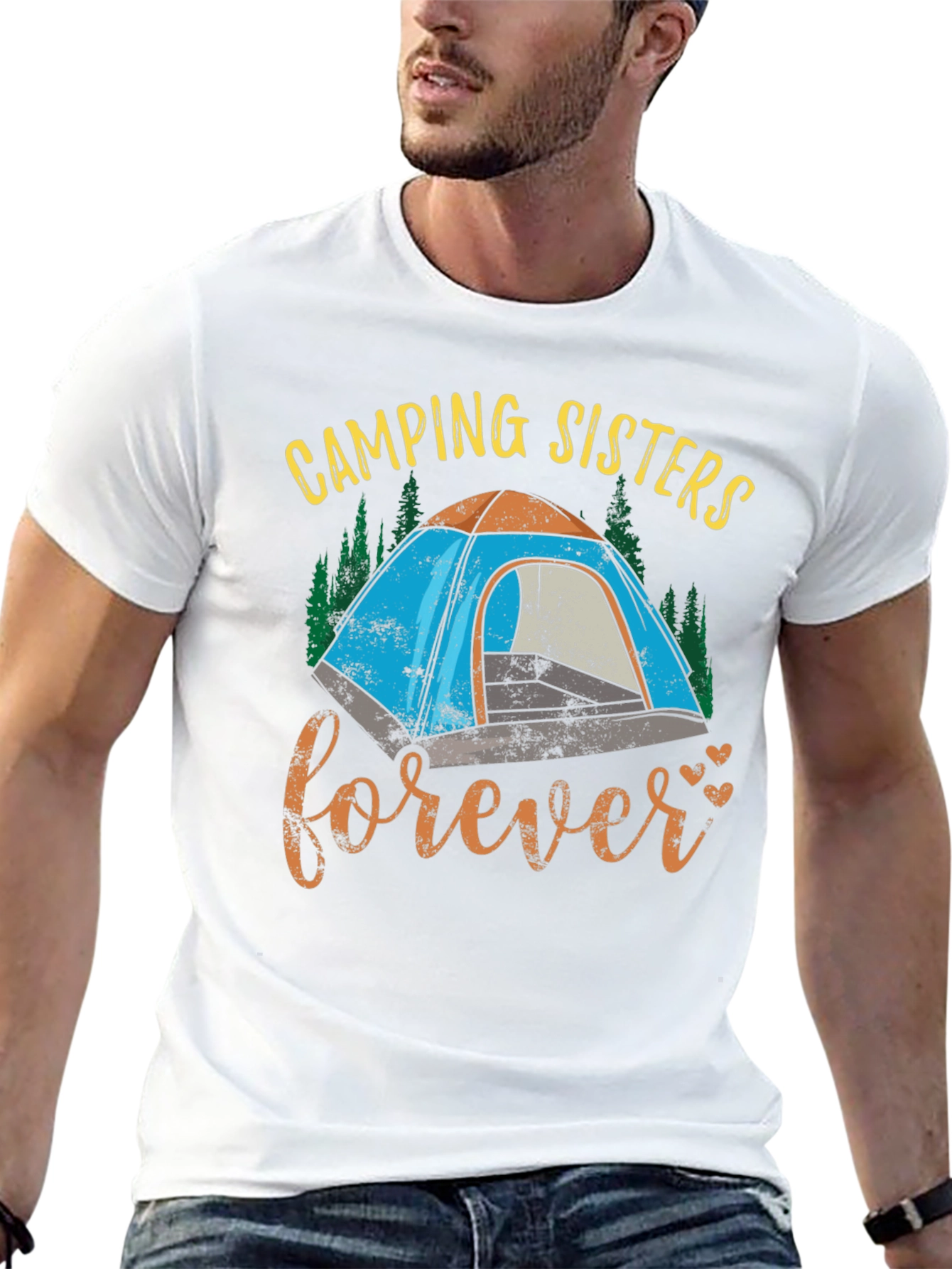 Camping Sisters Forever Graphic Tee