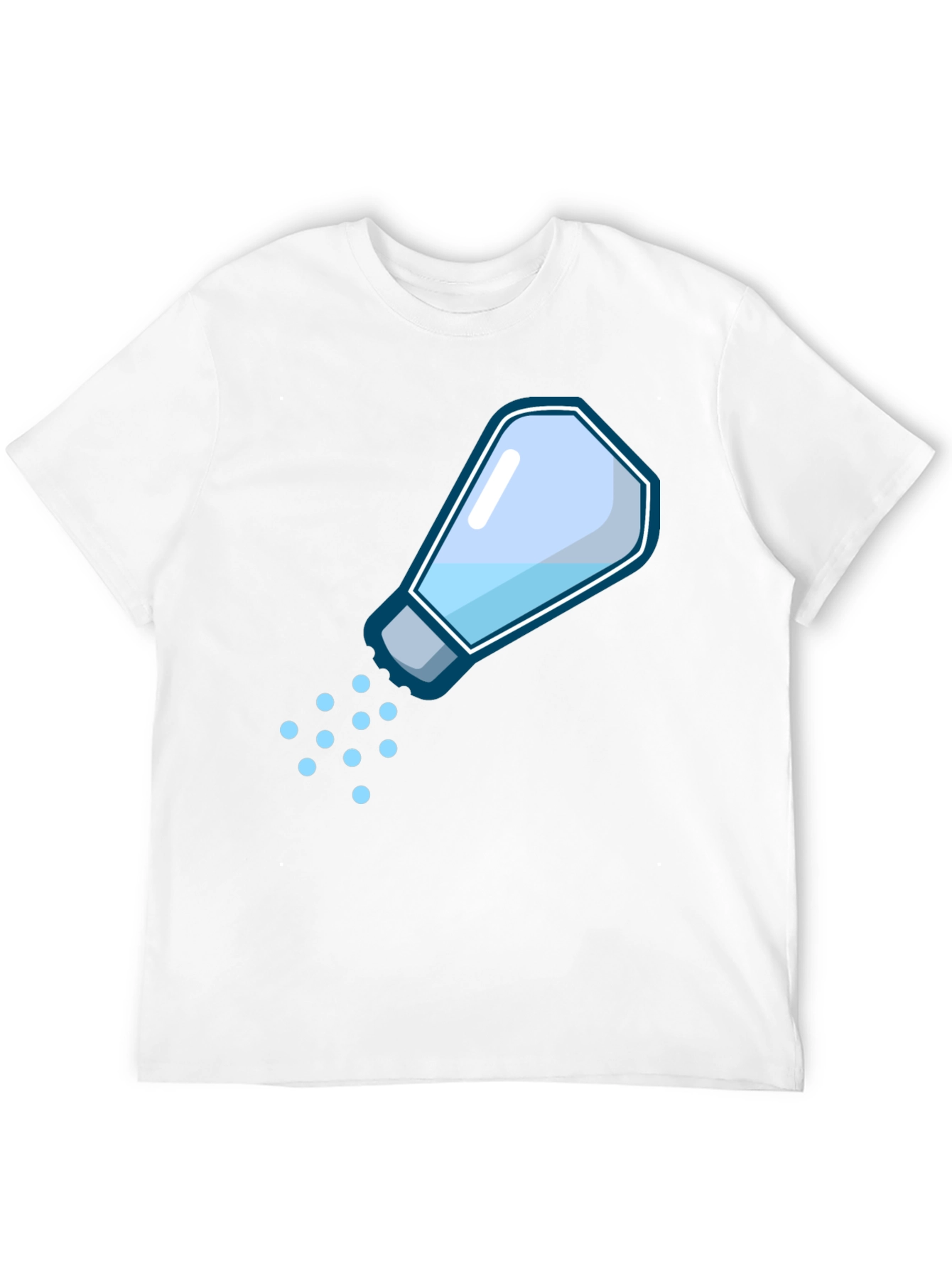 Salty T-Shirt - Funny Cartoon Salt Shaker Design