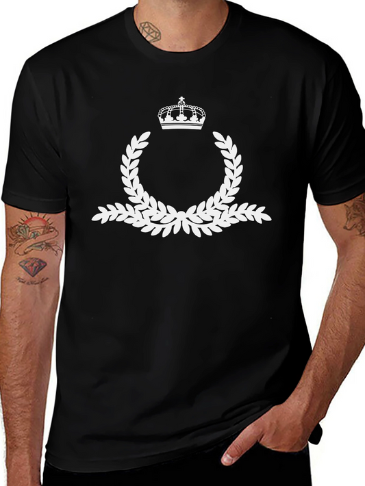 Crown Laurel Black T-Shirt