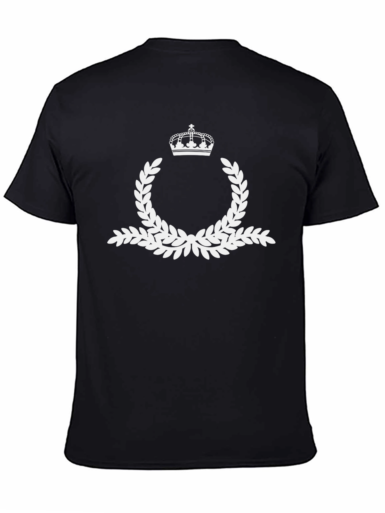 Crown Laurel Black T-Shirt