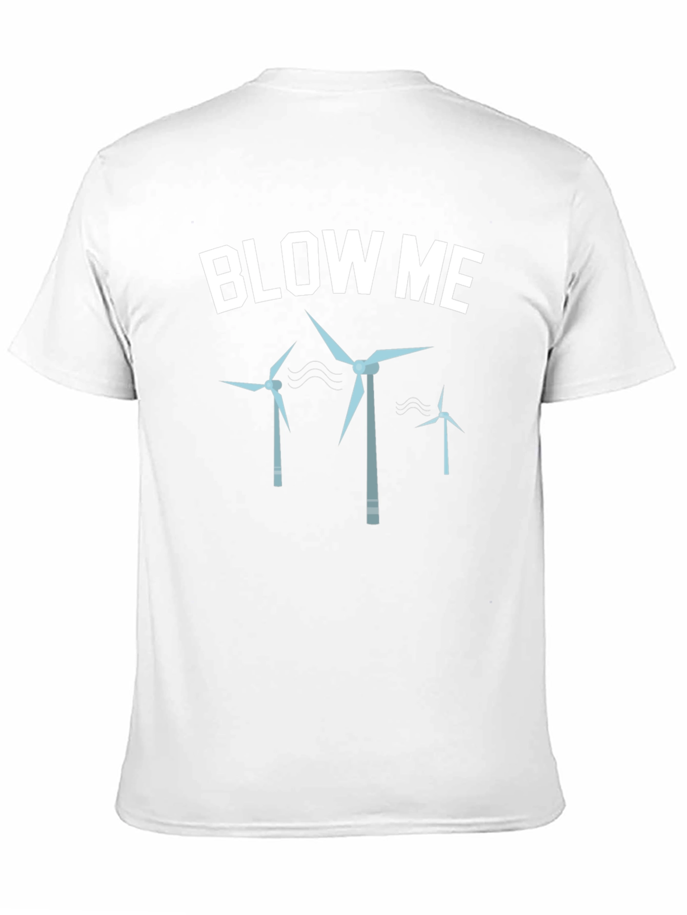 Blow Me Wind Turbines Graphic Tee - Black