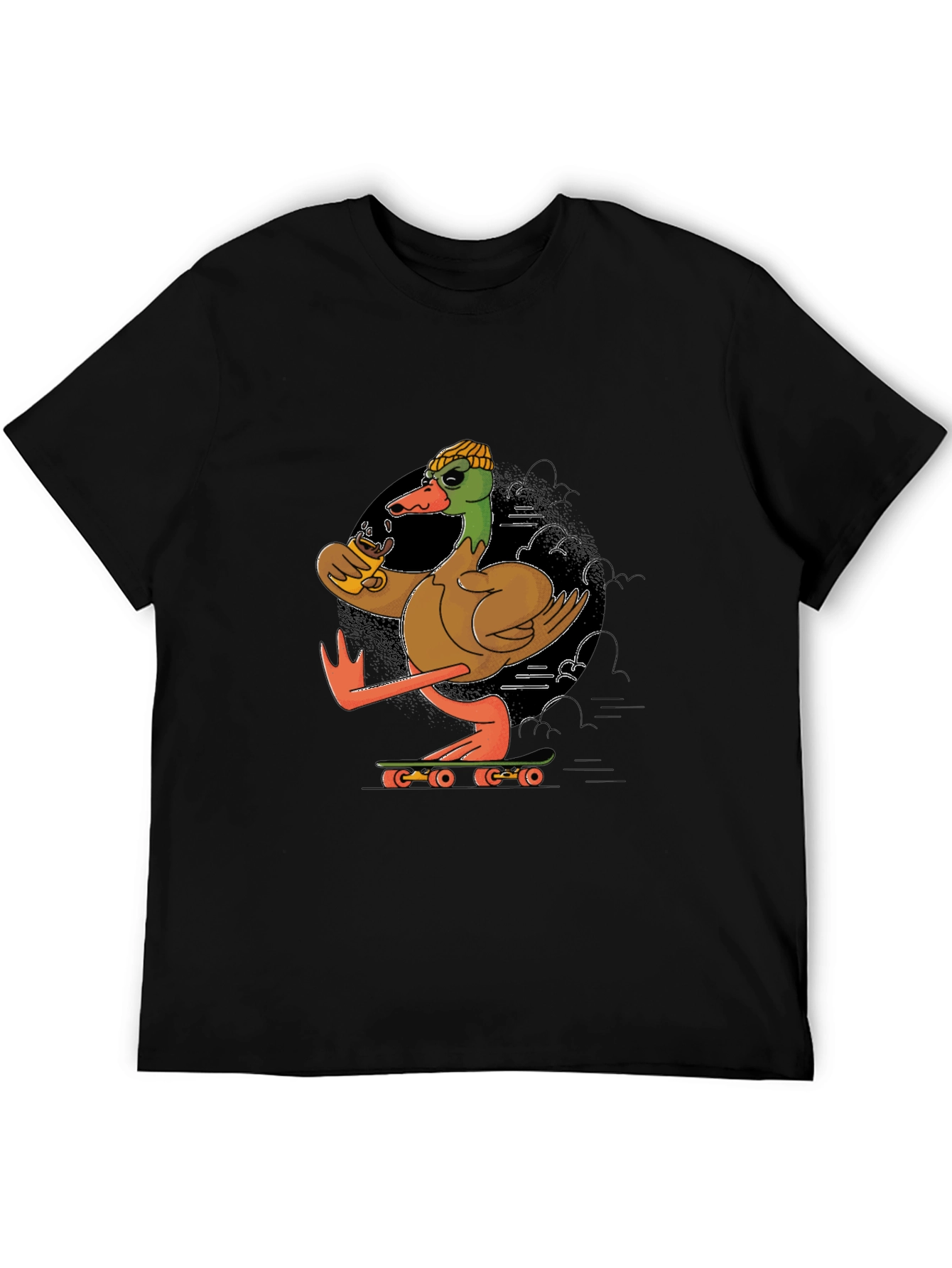 Duck Skateboarder Graphic Tee