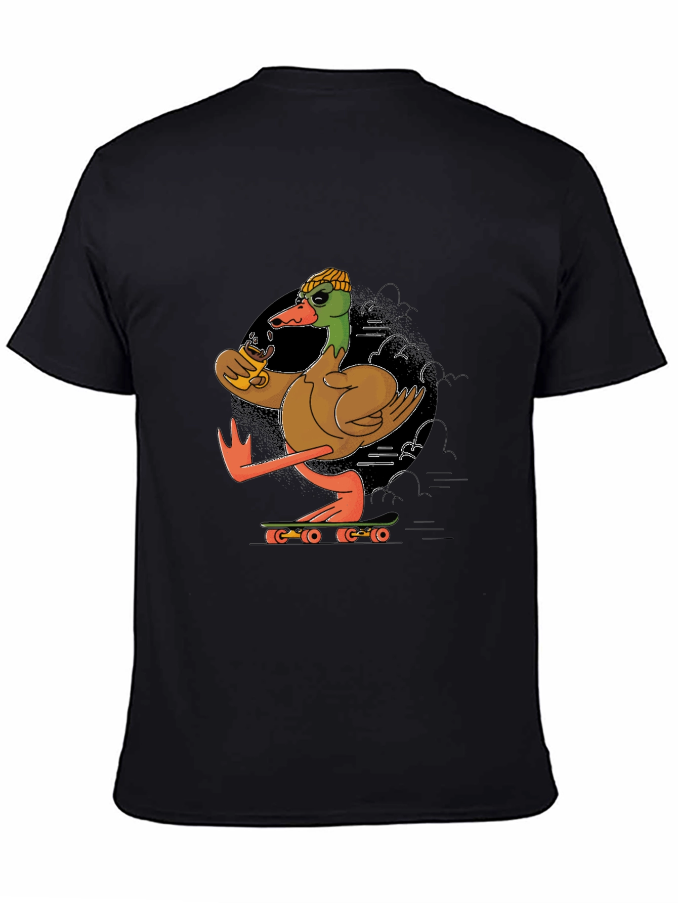 Duck Skateboarder Graphic Tee