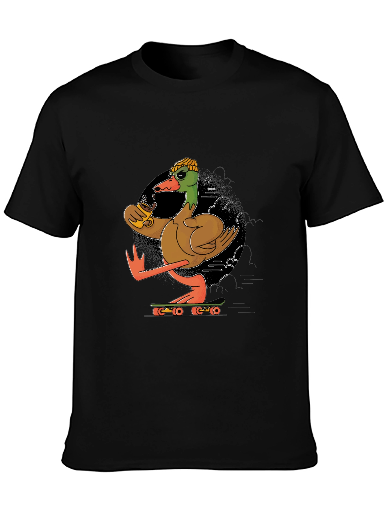 Duck Skateboarder Graphic Tee