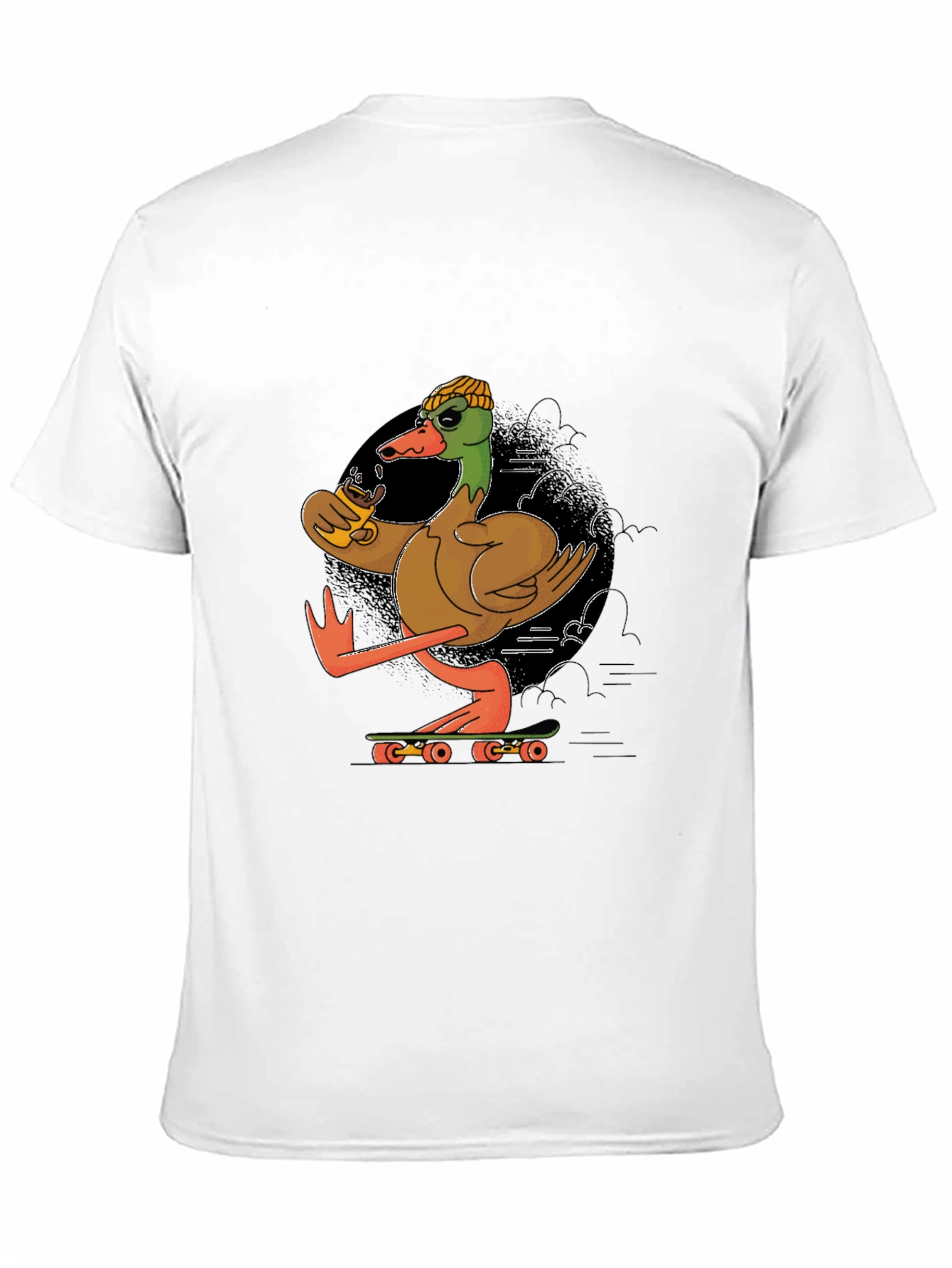 Duck Skateboarder Graphic Tee