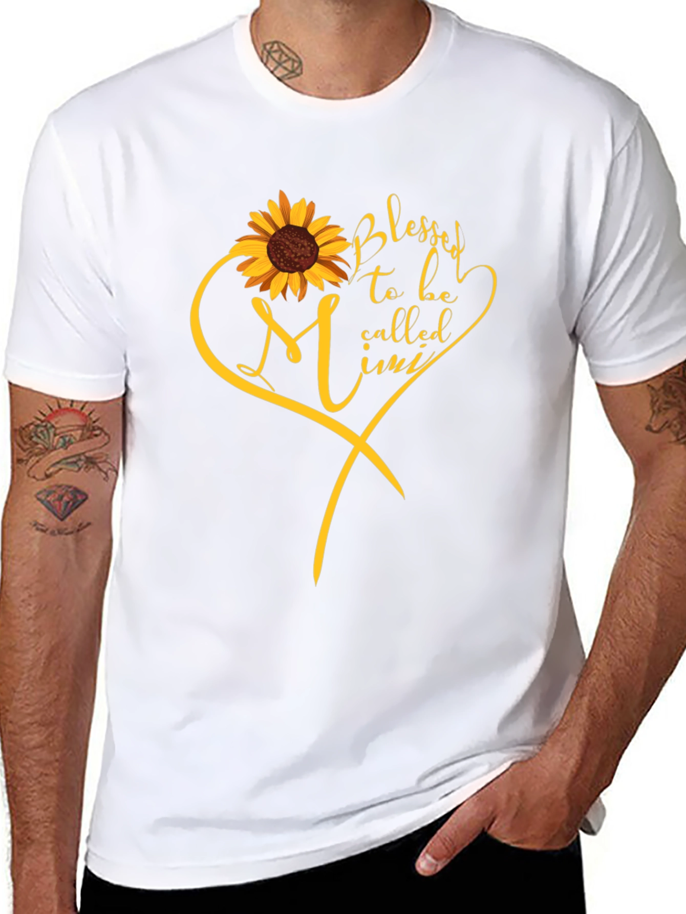 Blessed Mimi Sunflower Graphic Tee