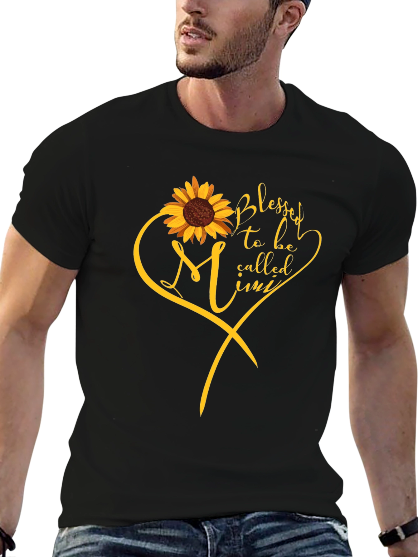 Blessed Mimi Sunflower Graphic Tee