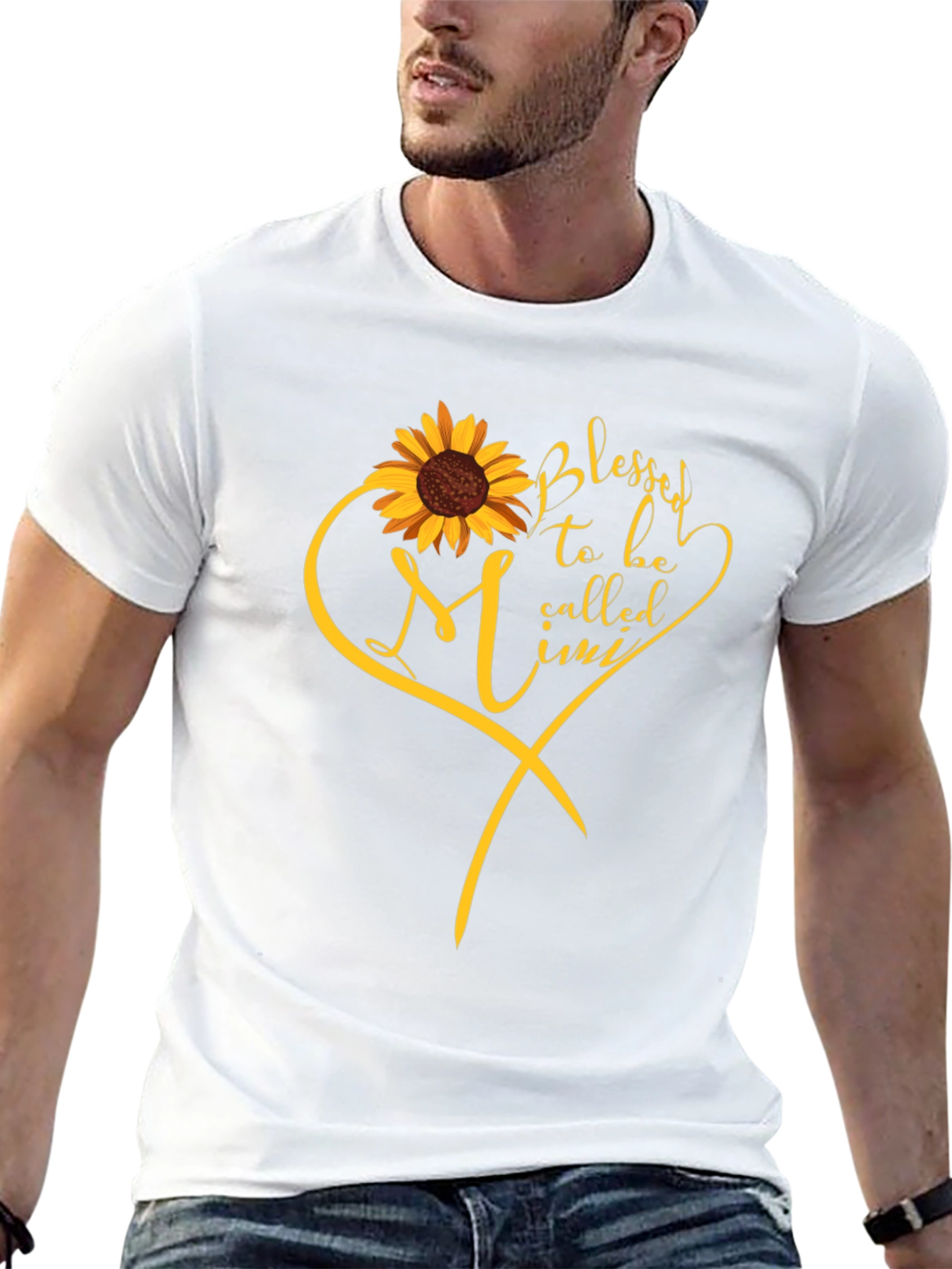 Blessed Mimi Sunflower Graphic Tee