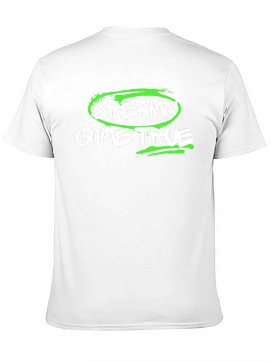 Dreams Come True Graphic Tee - Black Cotton T-Shirt
