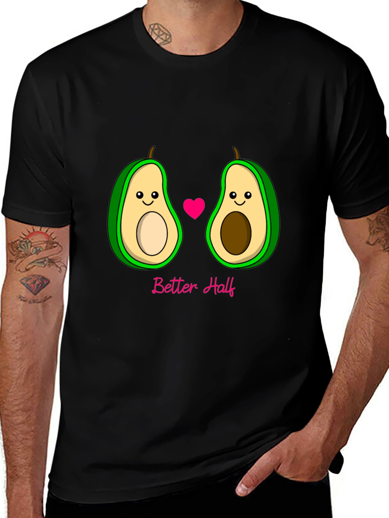 Avocado Better Half Couples T-Shirt