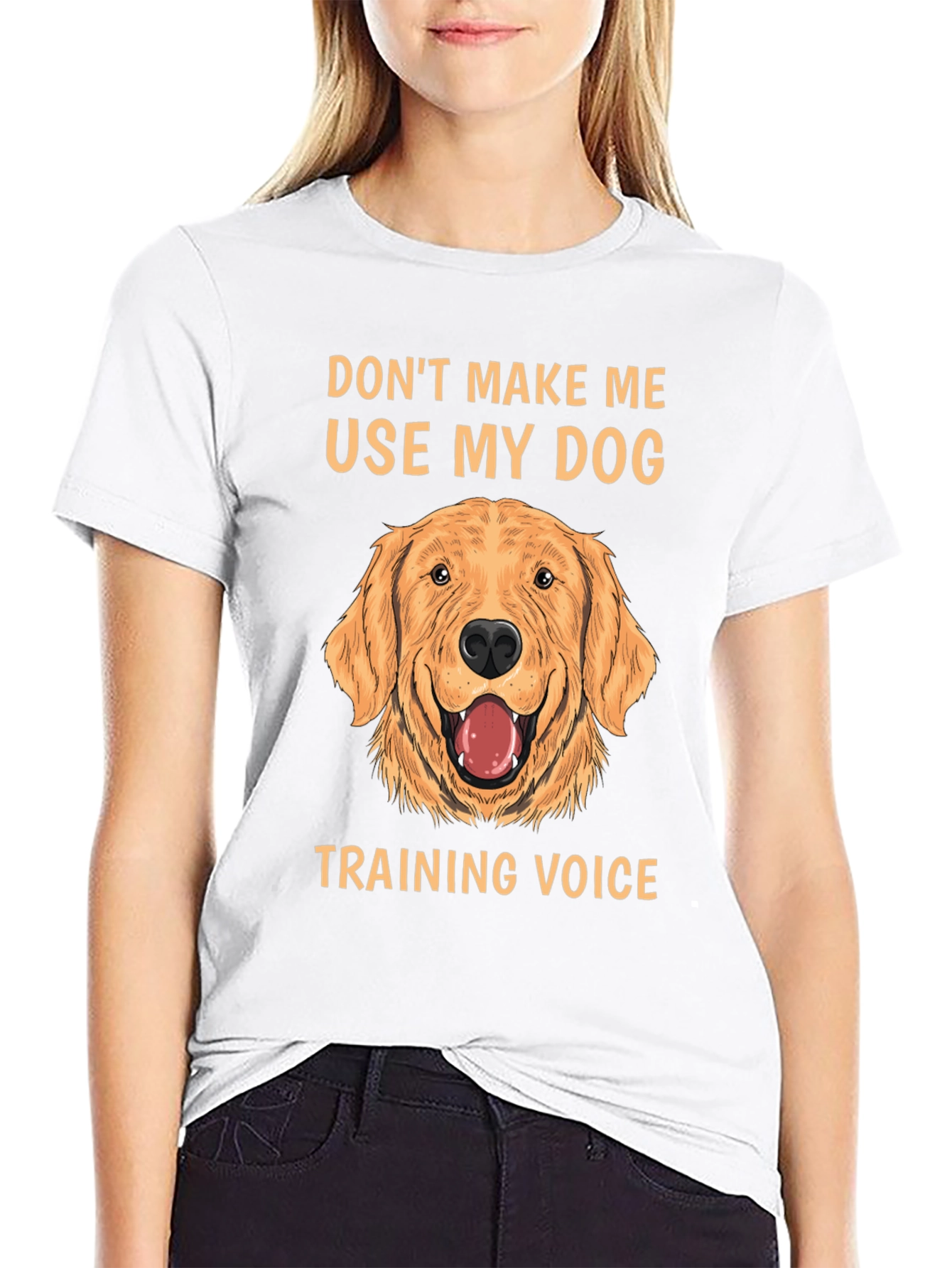 Dog Training Voice T-Shirt - Funny Dog Lover Tee