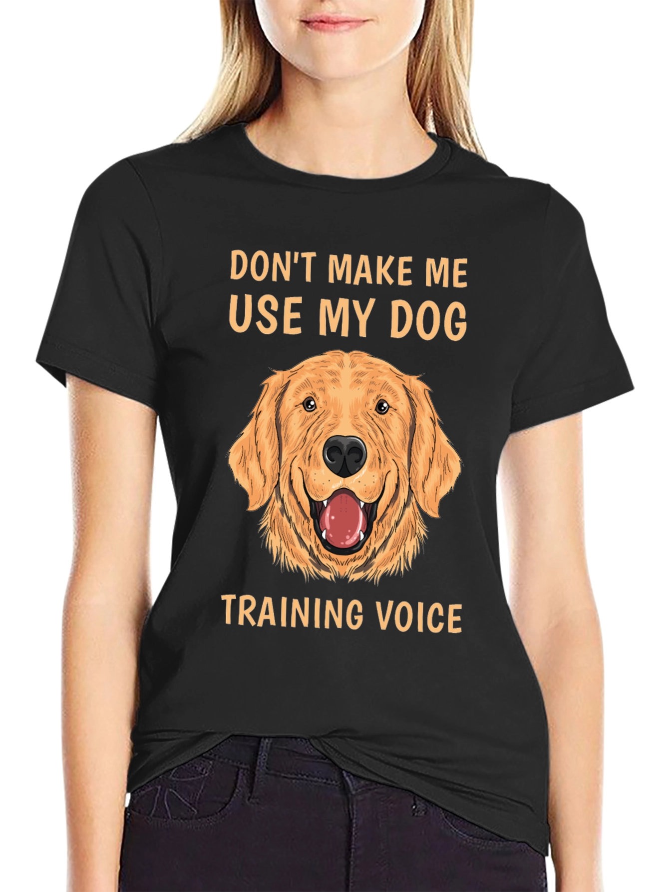 Dog Training Voice T-Shirt - Funny Dog Lover Tee