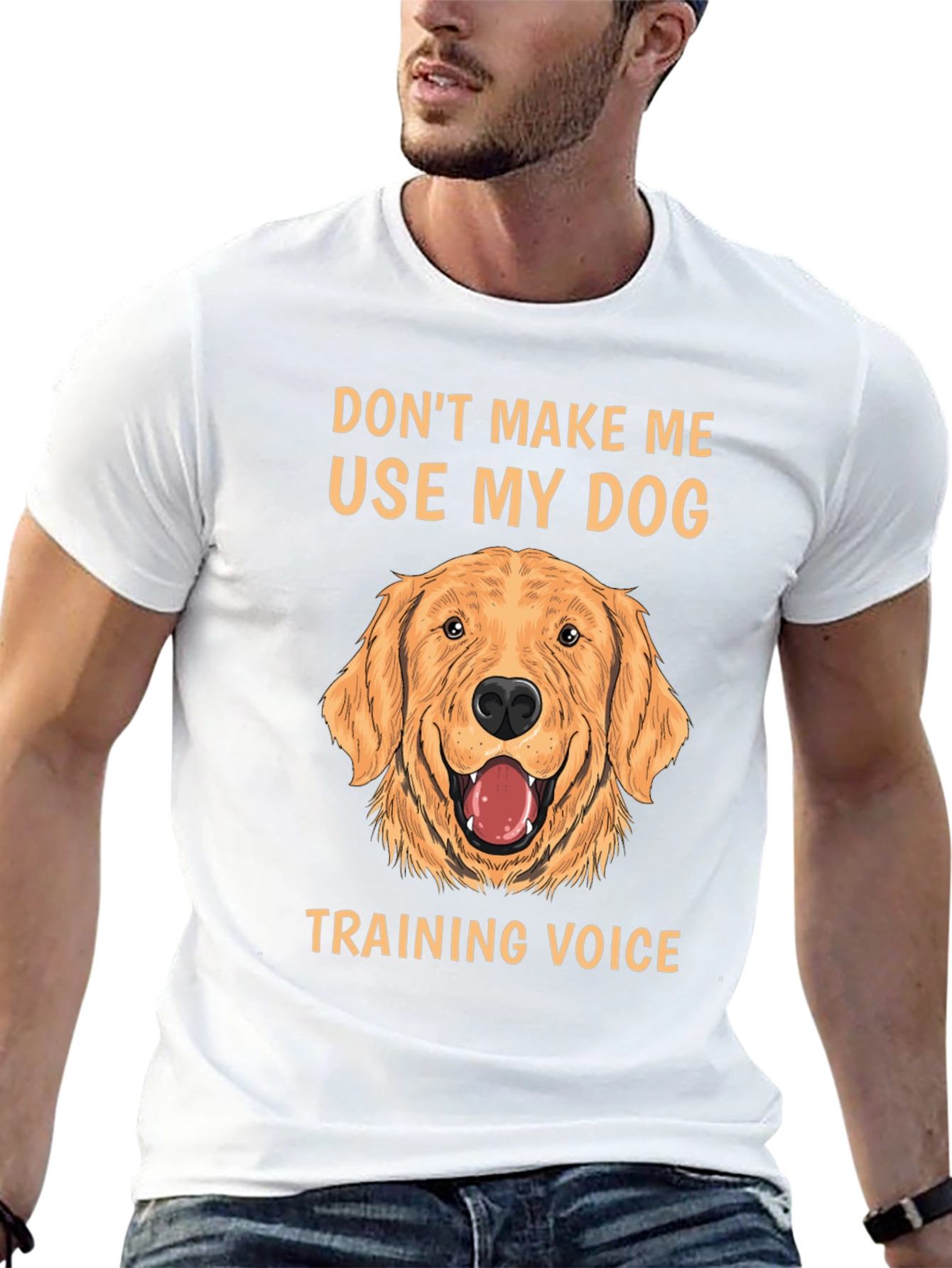 Dog Training Voice T-Shirt - Funny Dog Lover Tee