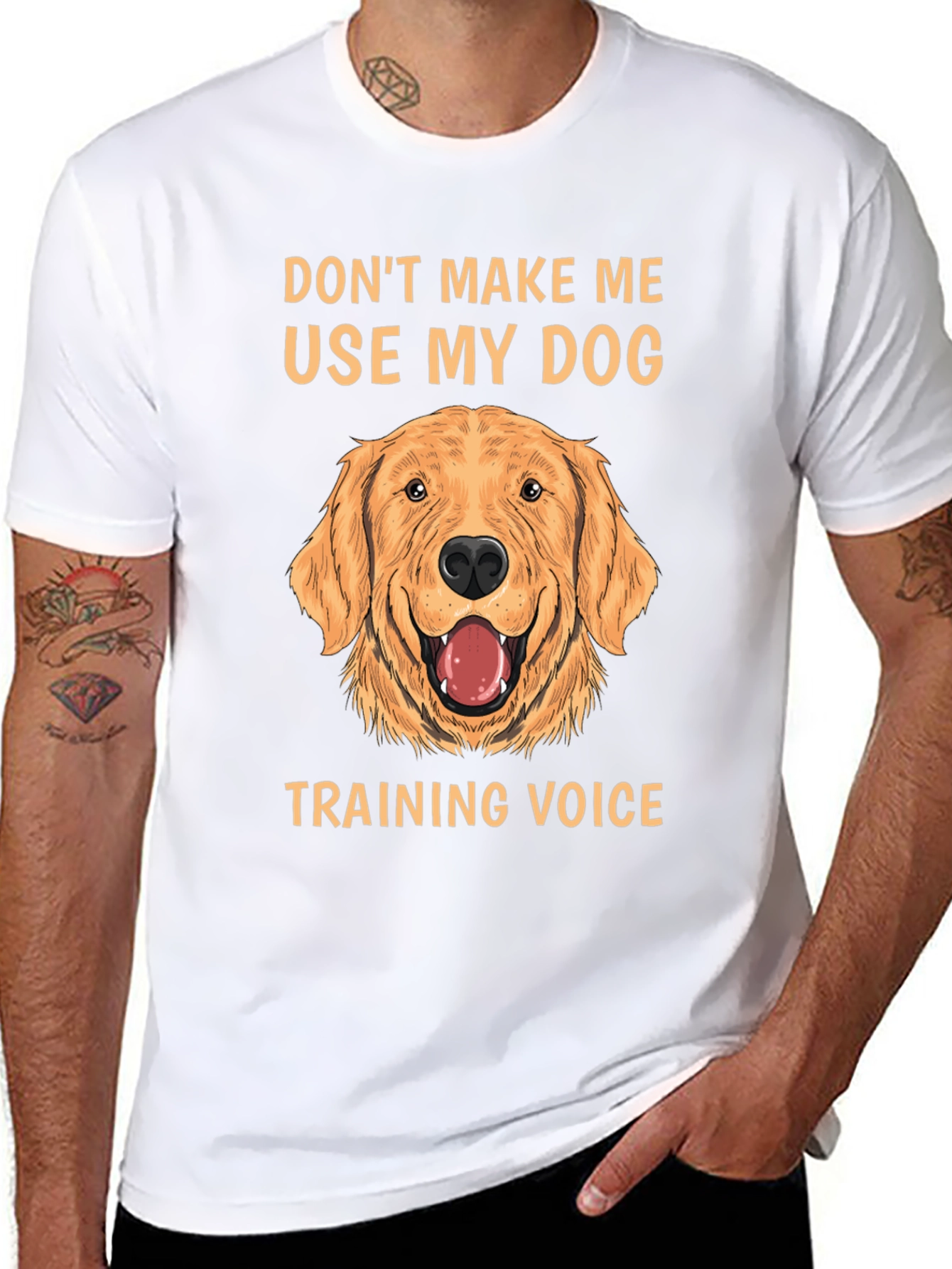 Dog Training Voice T-Shirt - Funny Dog Lover Tee