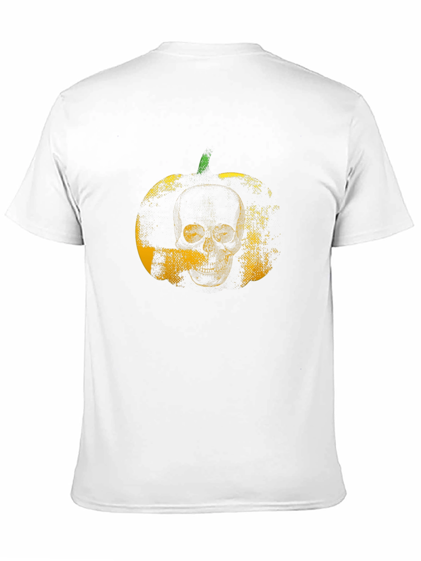 Skull Pumpkin Graphic Black T-Shirt