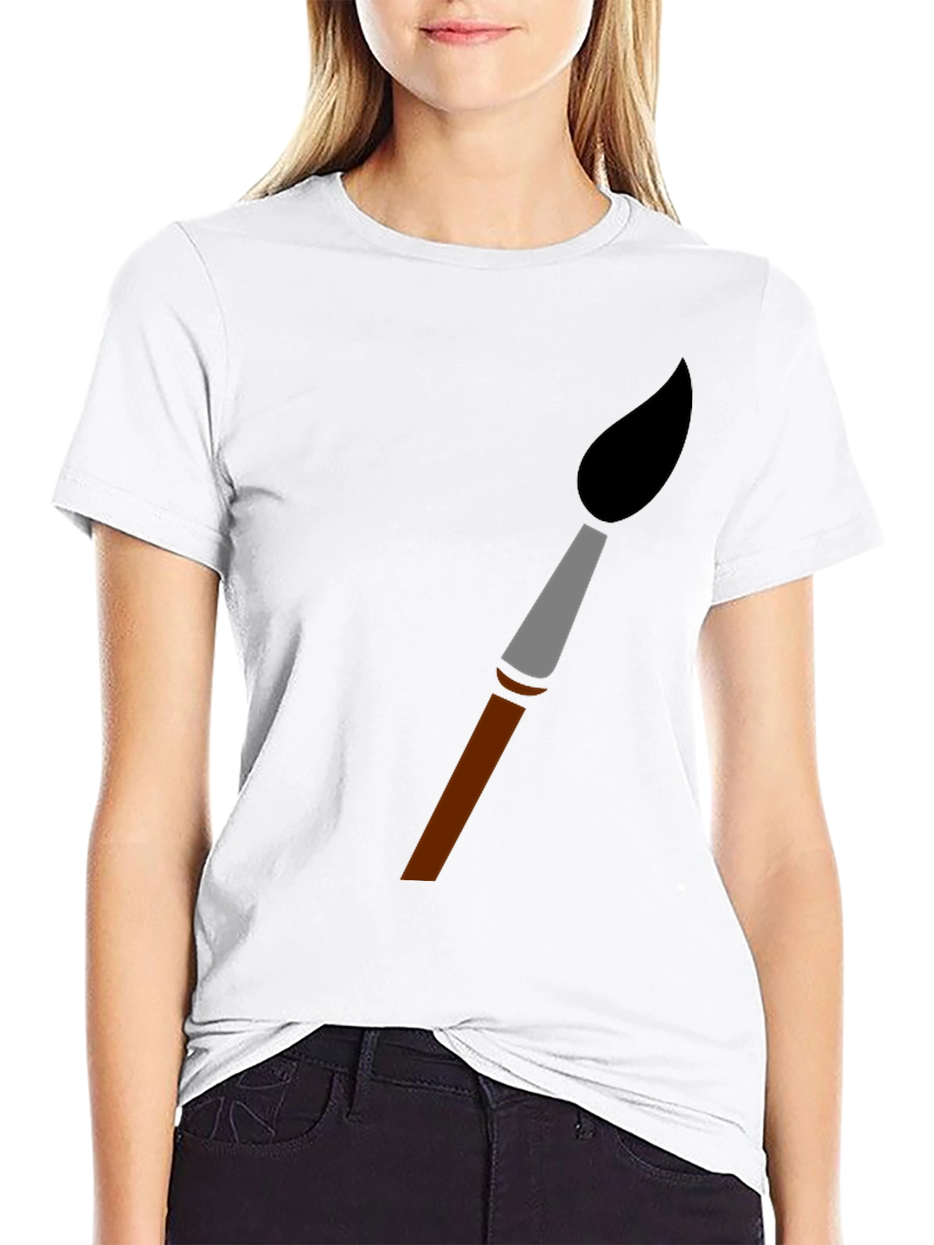 Brush Stroke Tee - Artistic Graphic T-Shirt