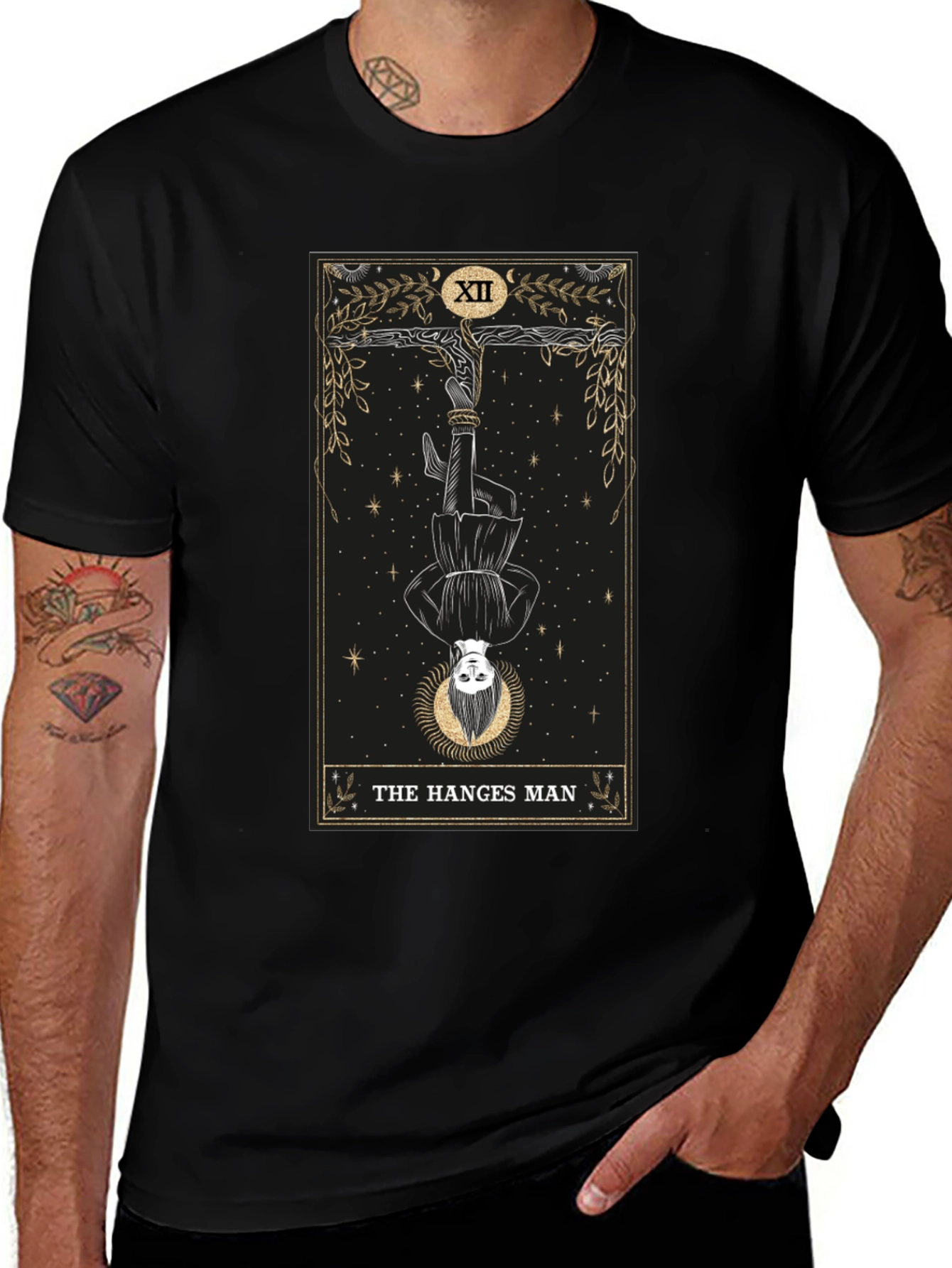 The Hanged Man Tarot Card T-Shirt