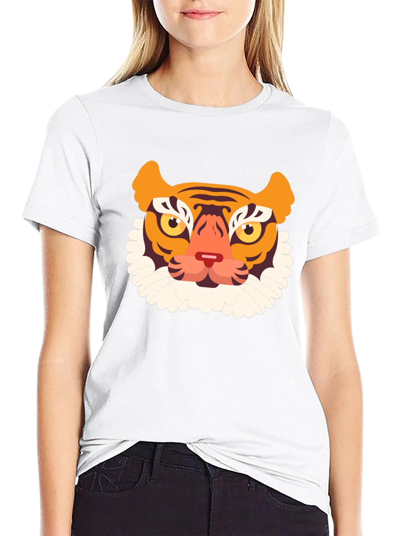Tiger Graphic Black T-Shirt - Stylish Casual Wear