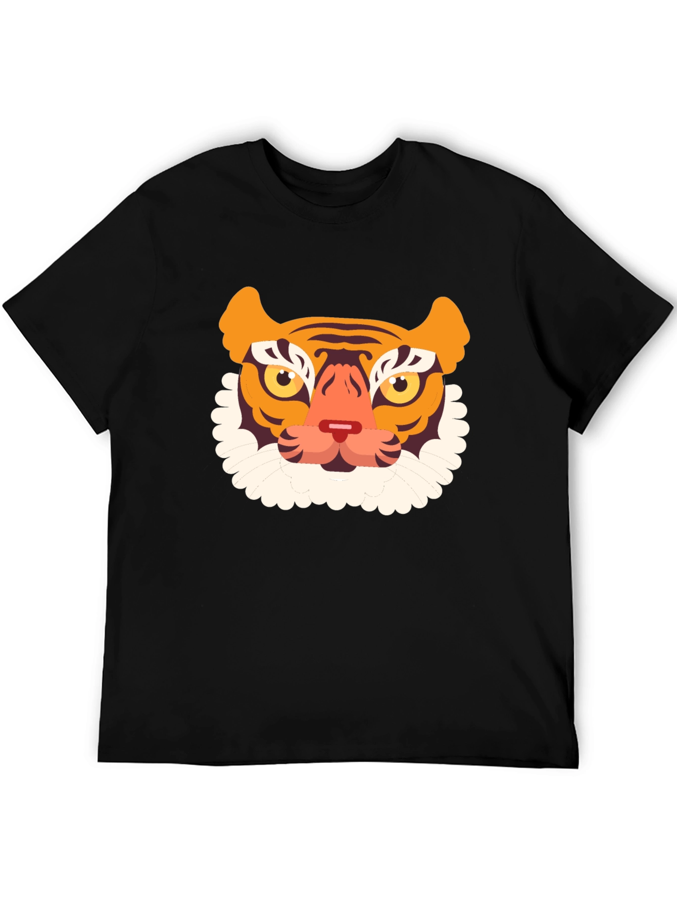 Tiger Graphic Black T-Shirt - Stylish Casual Wear