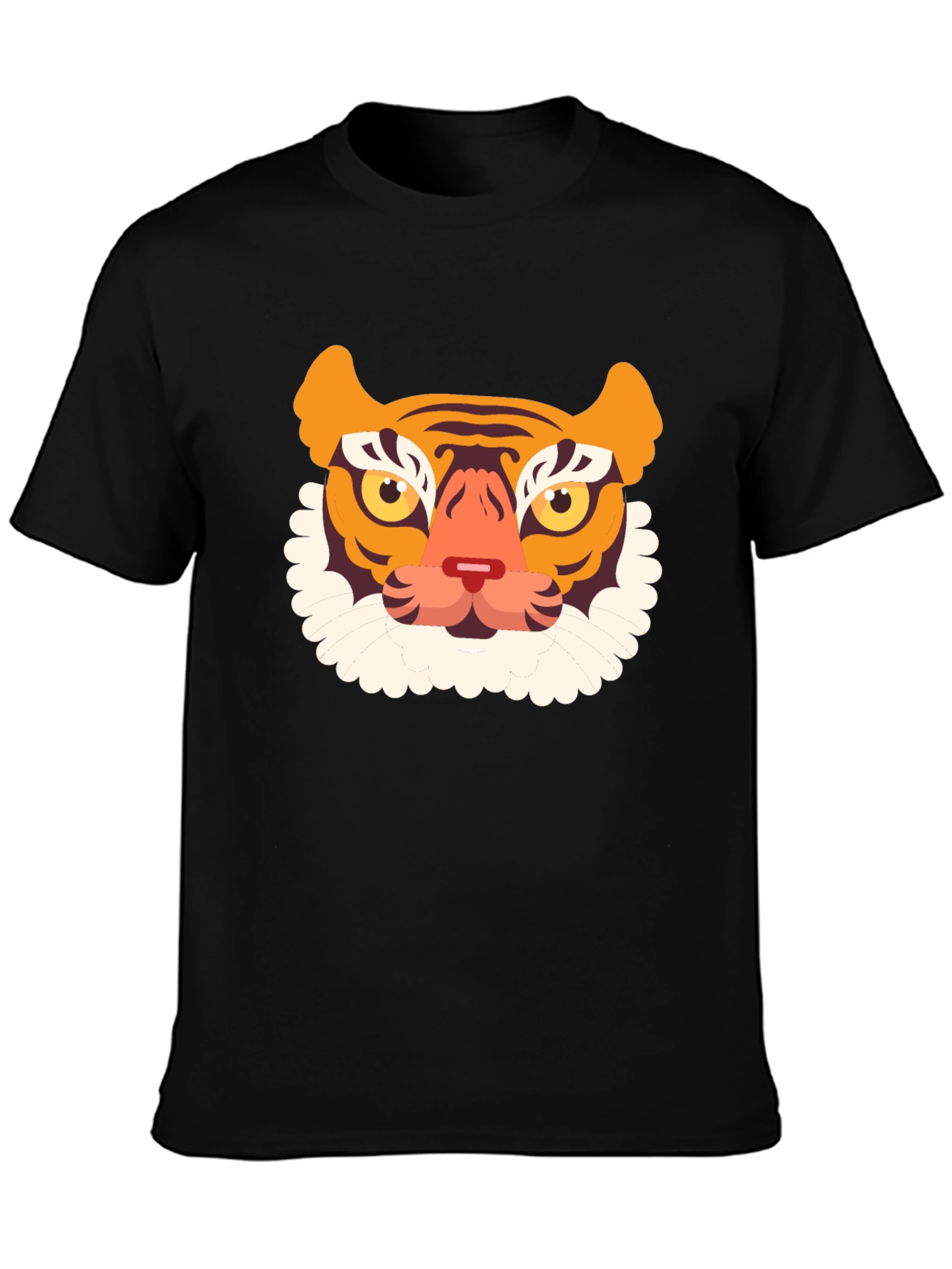 Tiger Graphic Black T-Shirt - Stylish Casual Wear