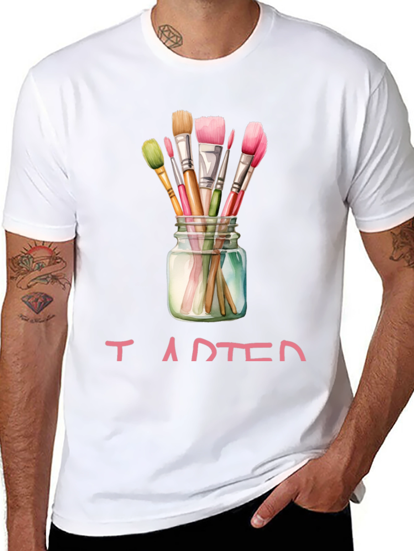 Art Brushes T-Shirt - Creative Design
