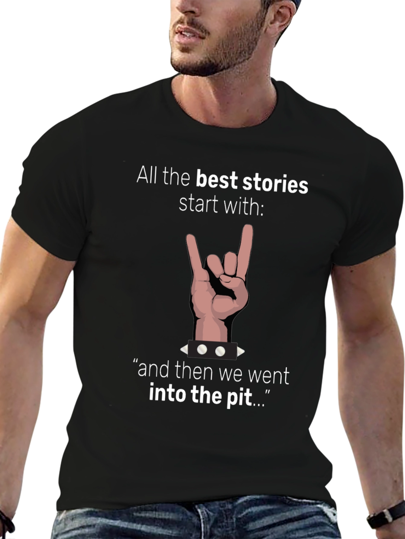 Rock On: All Best Stories Start T-Shirt