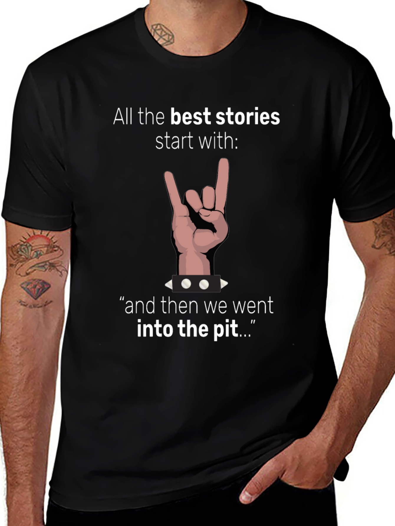 Rock On: All Best Stories Start T-Shirt