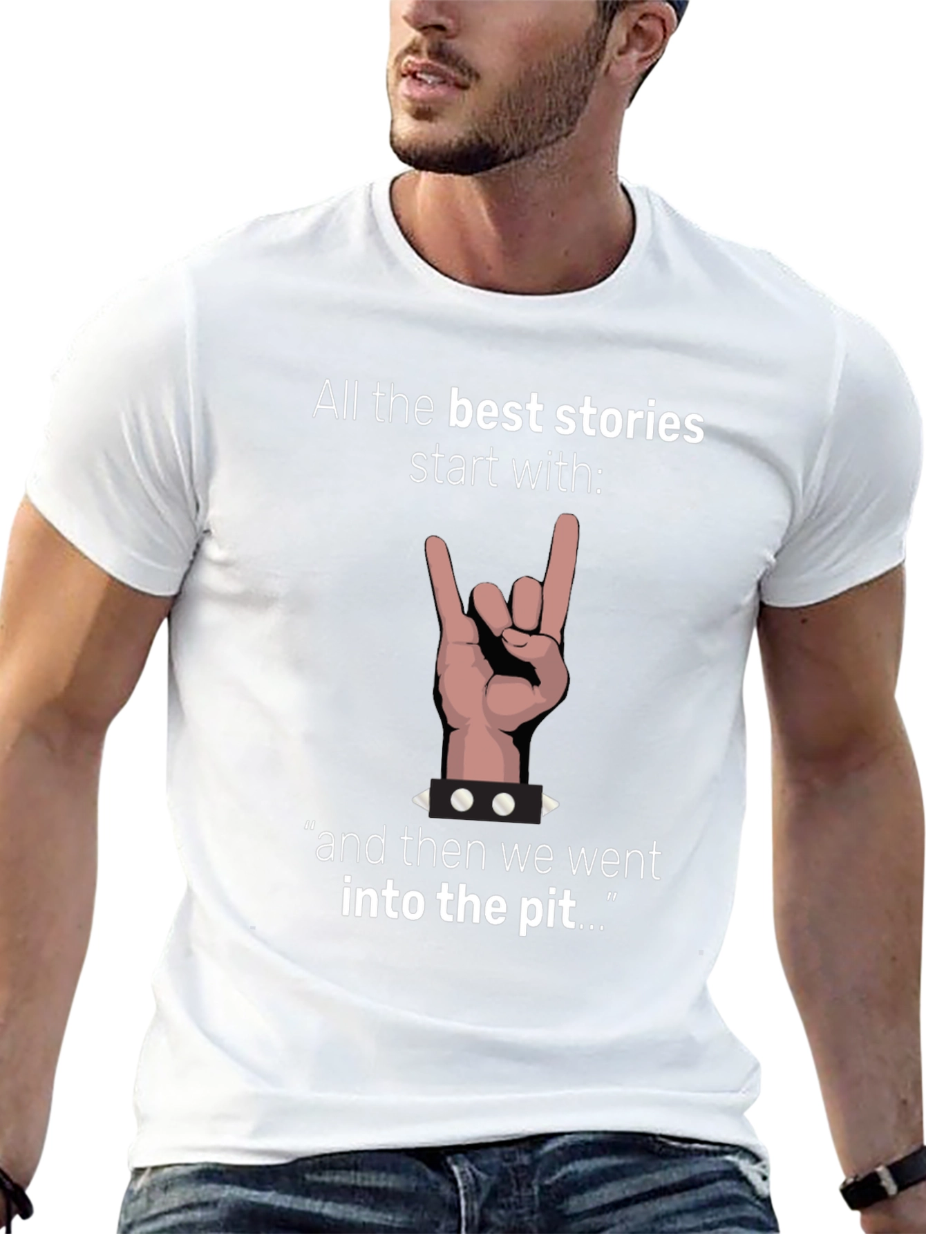 Rock On: All Best Stories Start T-Shirt