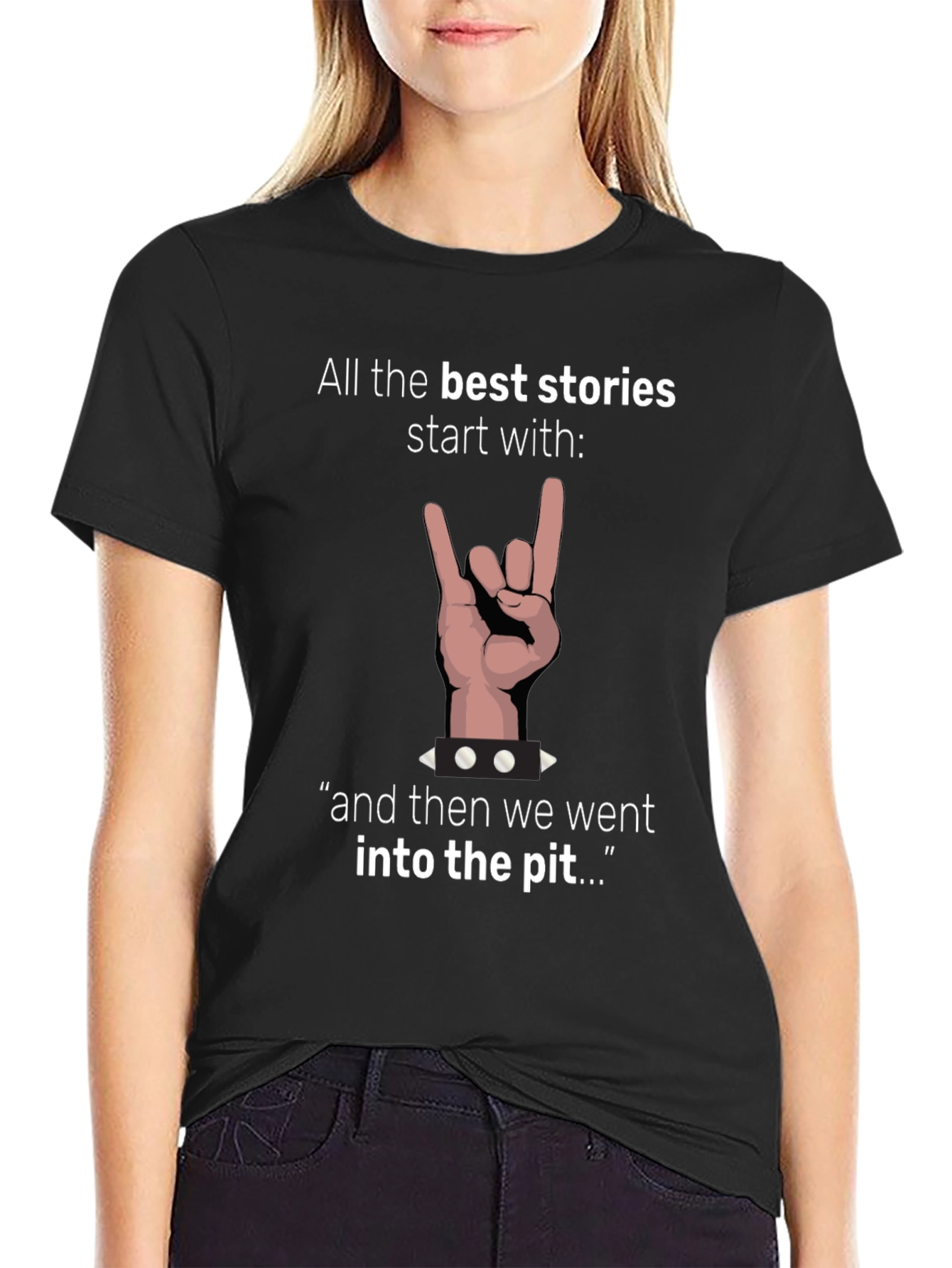 Rock On: All Best Stories Start T-Shirt